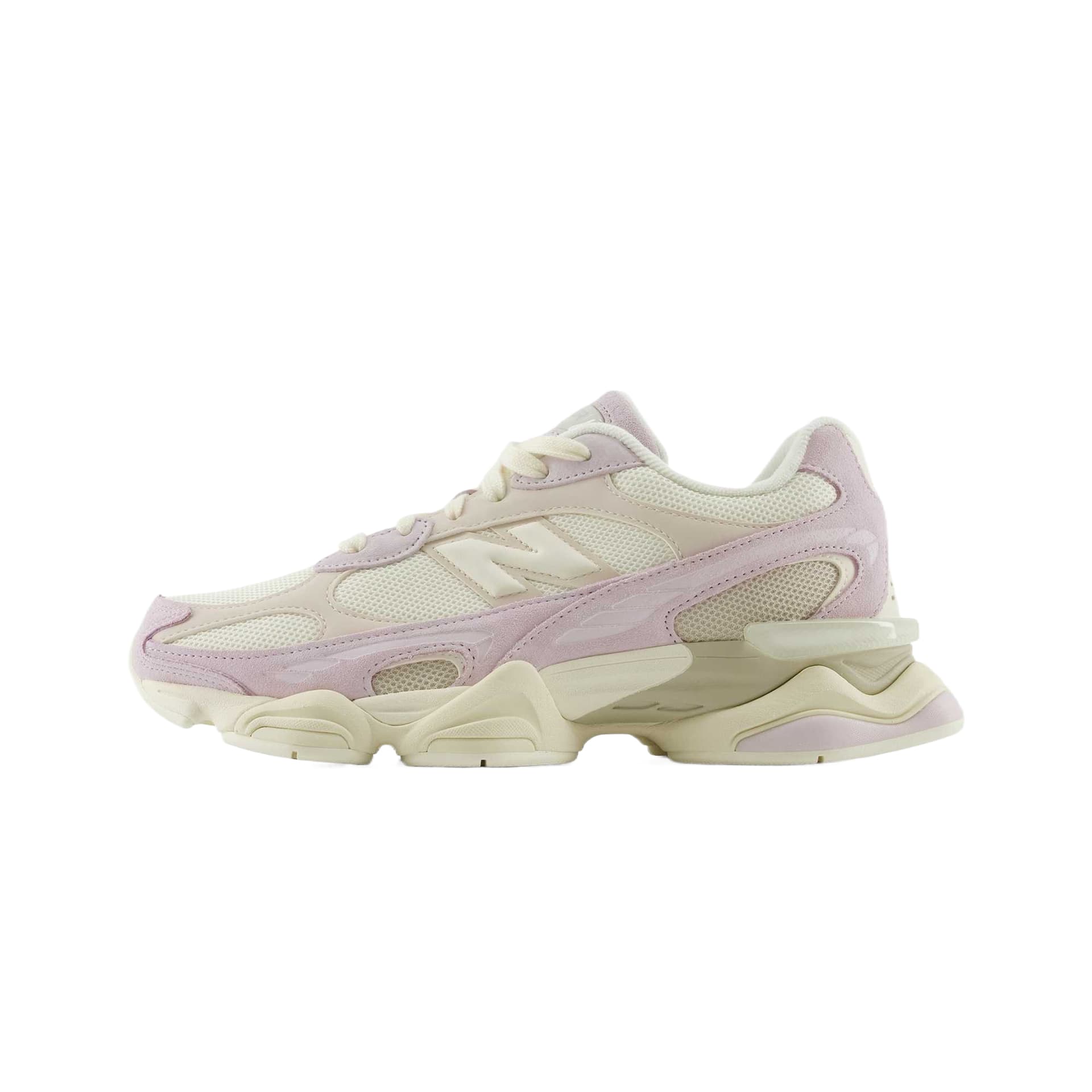 Кроссовки New Balance NB 9060R Повседневная обувь Низкий Топ Светлый Бежевый Светлый Фиолетовый Унисекс - изображение 1