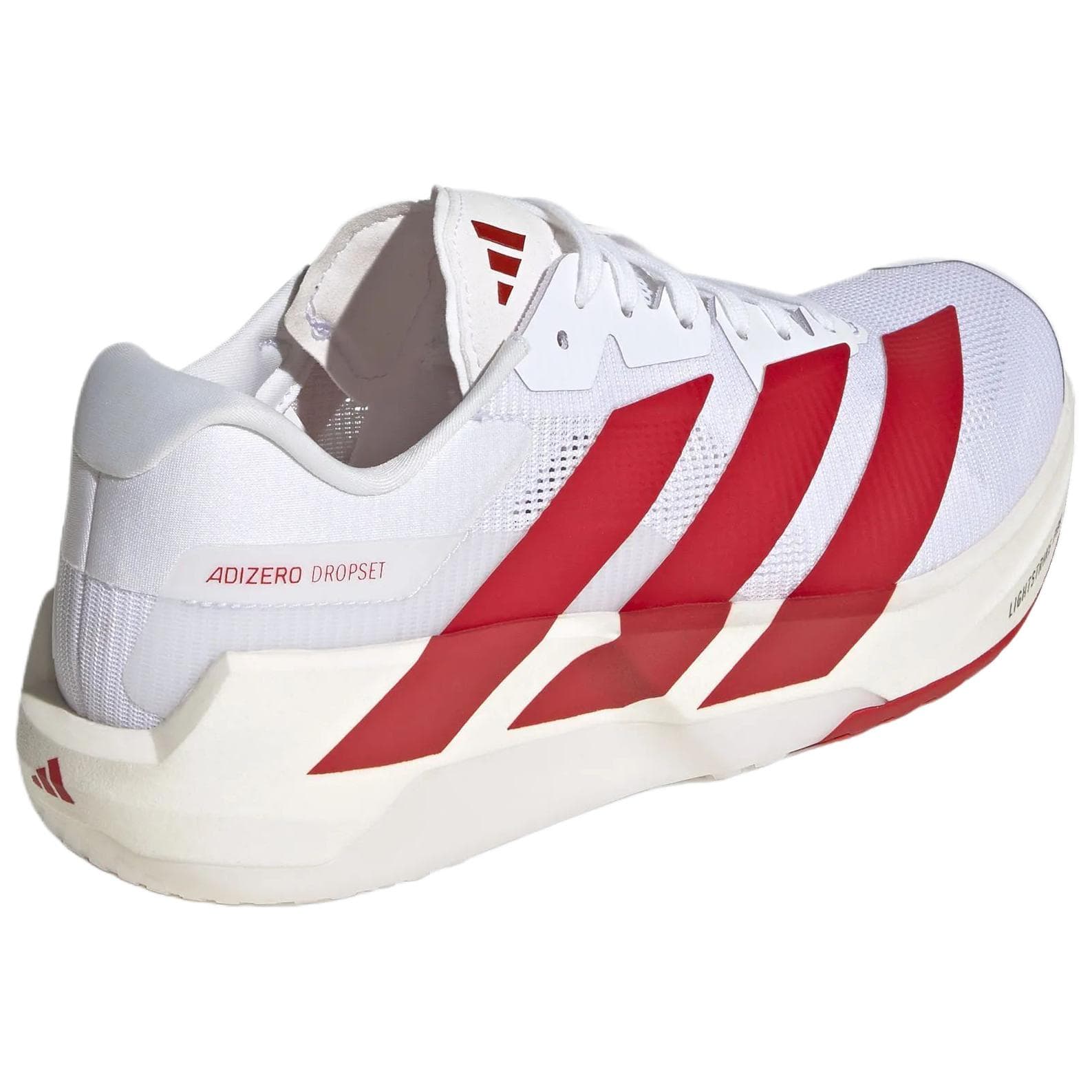 Кроссовки для бега Adidas ADIZERO DROPSET PRO Беговые кроссовки Белый Энергия Красный Яркий Металл Железно-серый Мужской - изображение 4
