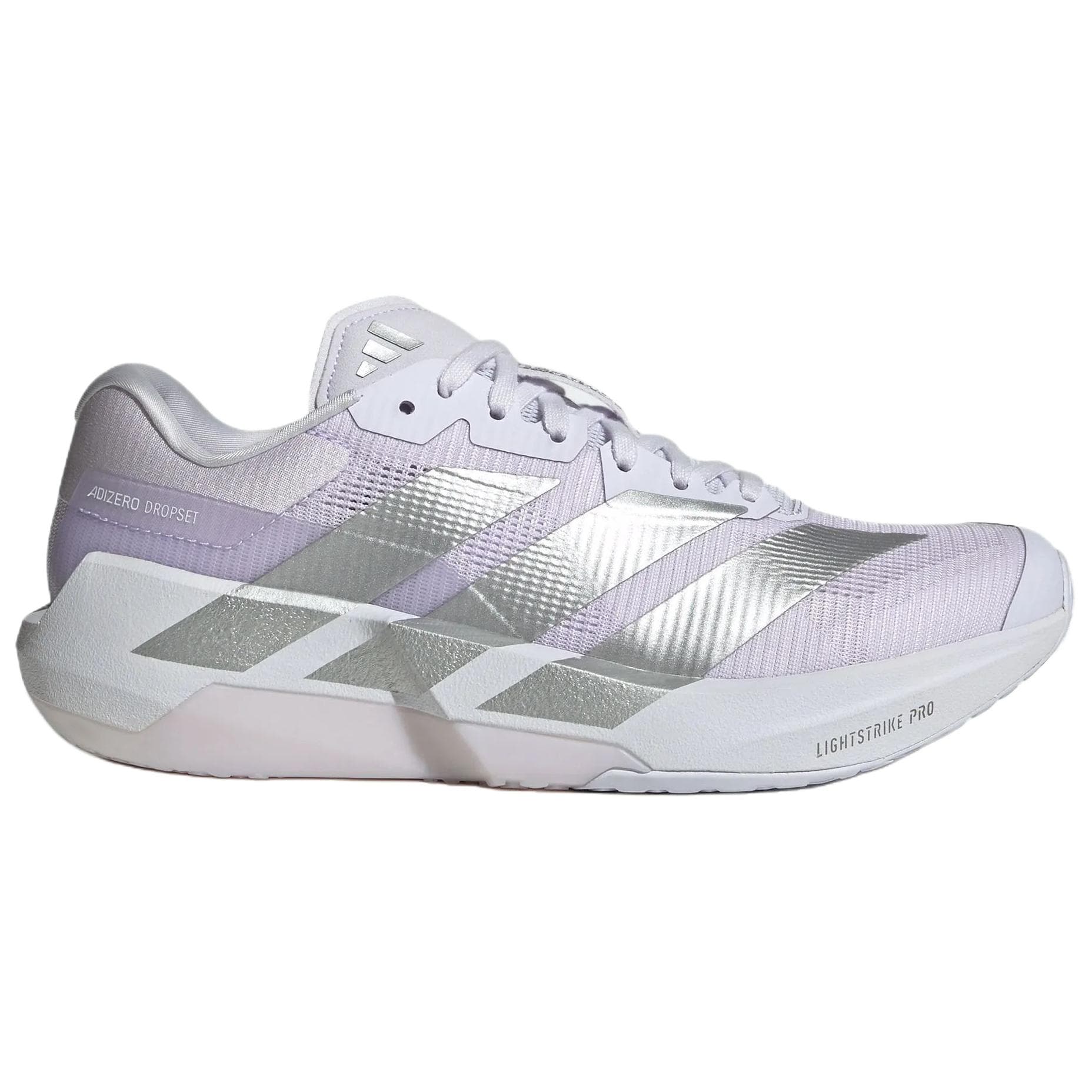 Кроссовки для бега Adidas ADIZERO DROPSET PRO Беговые кроссовки Светло-фиолетовый Металлический серебристый Женские - изображение 2