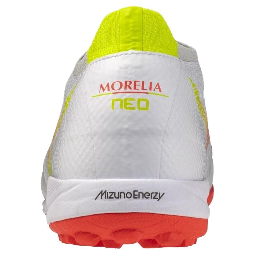 Кроссовки для футбола Mizuno MORELIA NEO V β Футбольные бутсы Белый Серебристый Оранжевый Унисекс - изображение 4