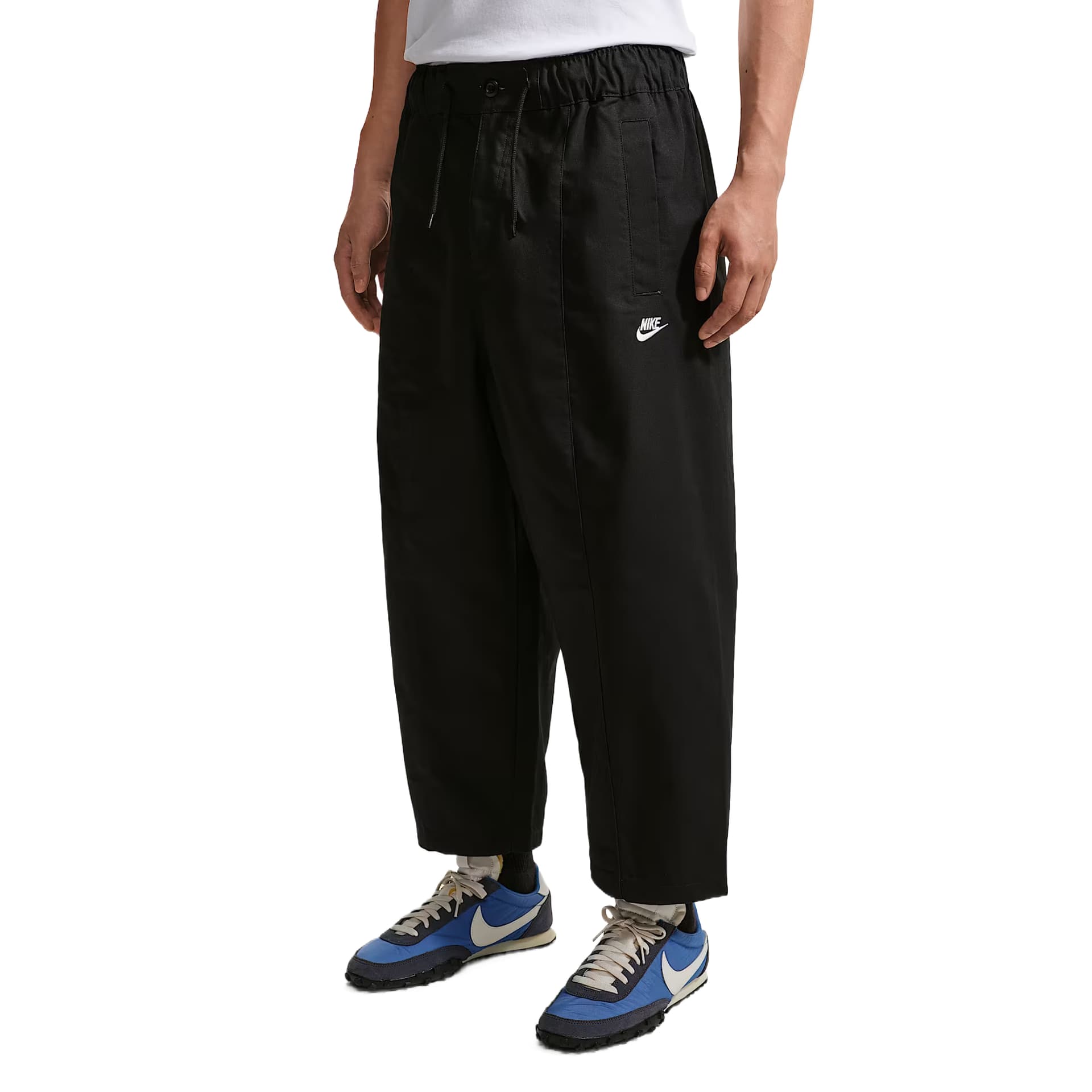 Штаны Nike Sportswear Club Черный Белый Мужские Повседневные Штаны - изображение 1