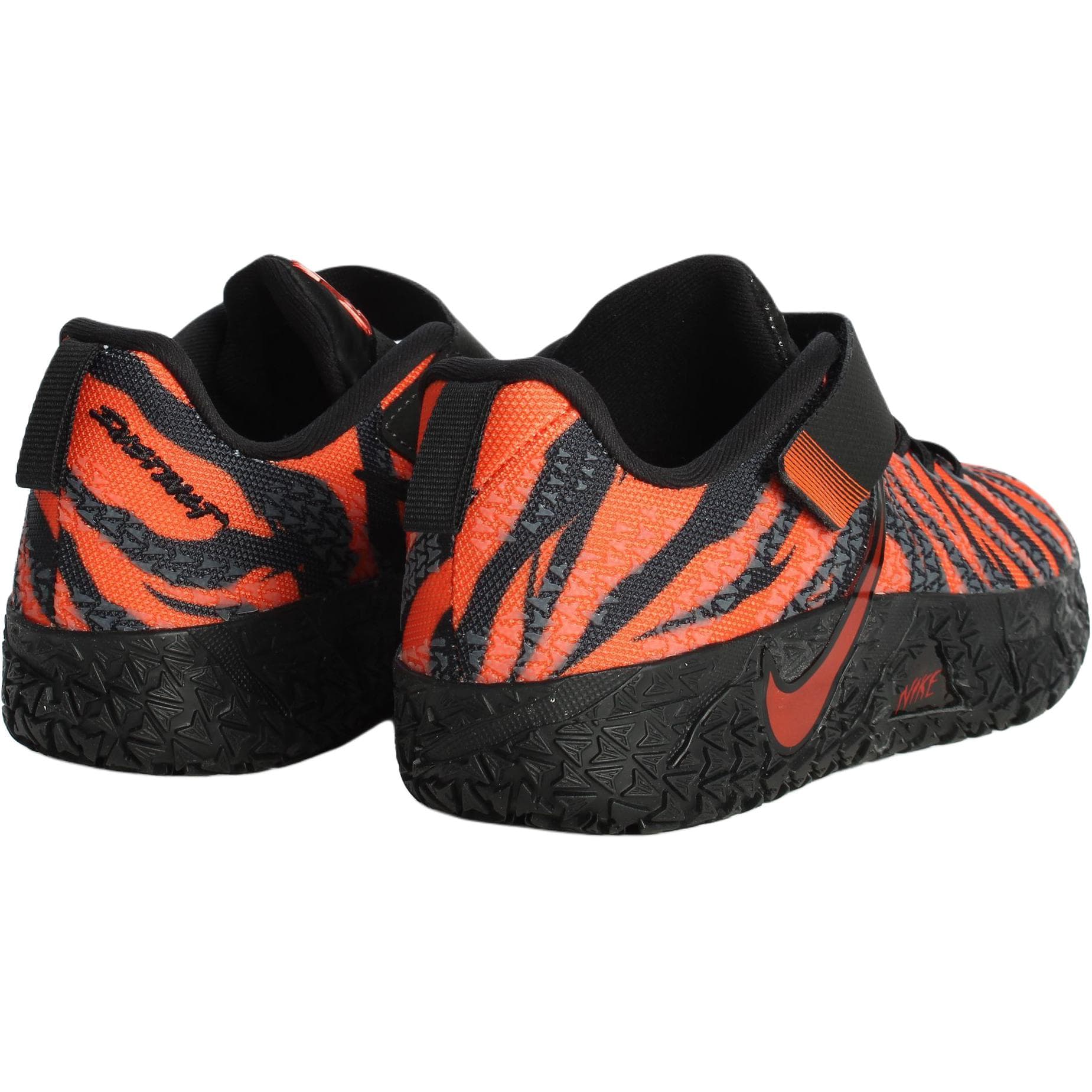 Кроссовки для баскетбола NIKE Ja 3 Low Топ Children's Баскетбольные кроссовки Оранжево-черный Красный Детский - изображение 4