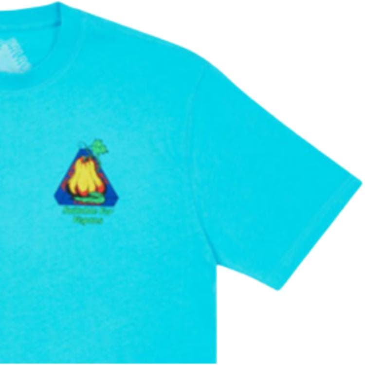 Футболка PALACE Nein Cheese Nein Egg T-Shirt Blue T - изображение 5