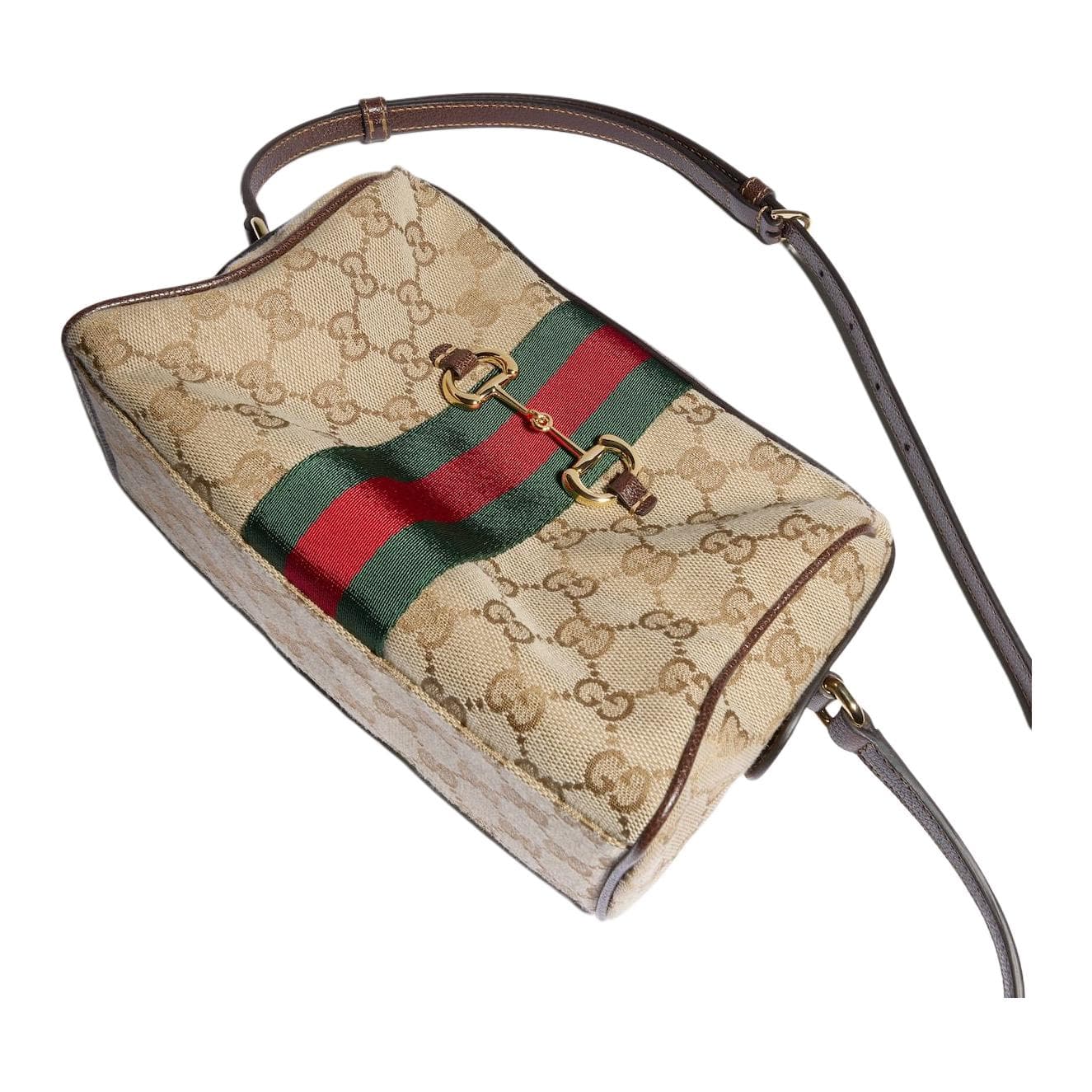 Сумка через плечо GUCCI Web Horsebit - изображение 4