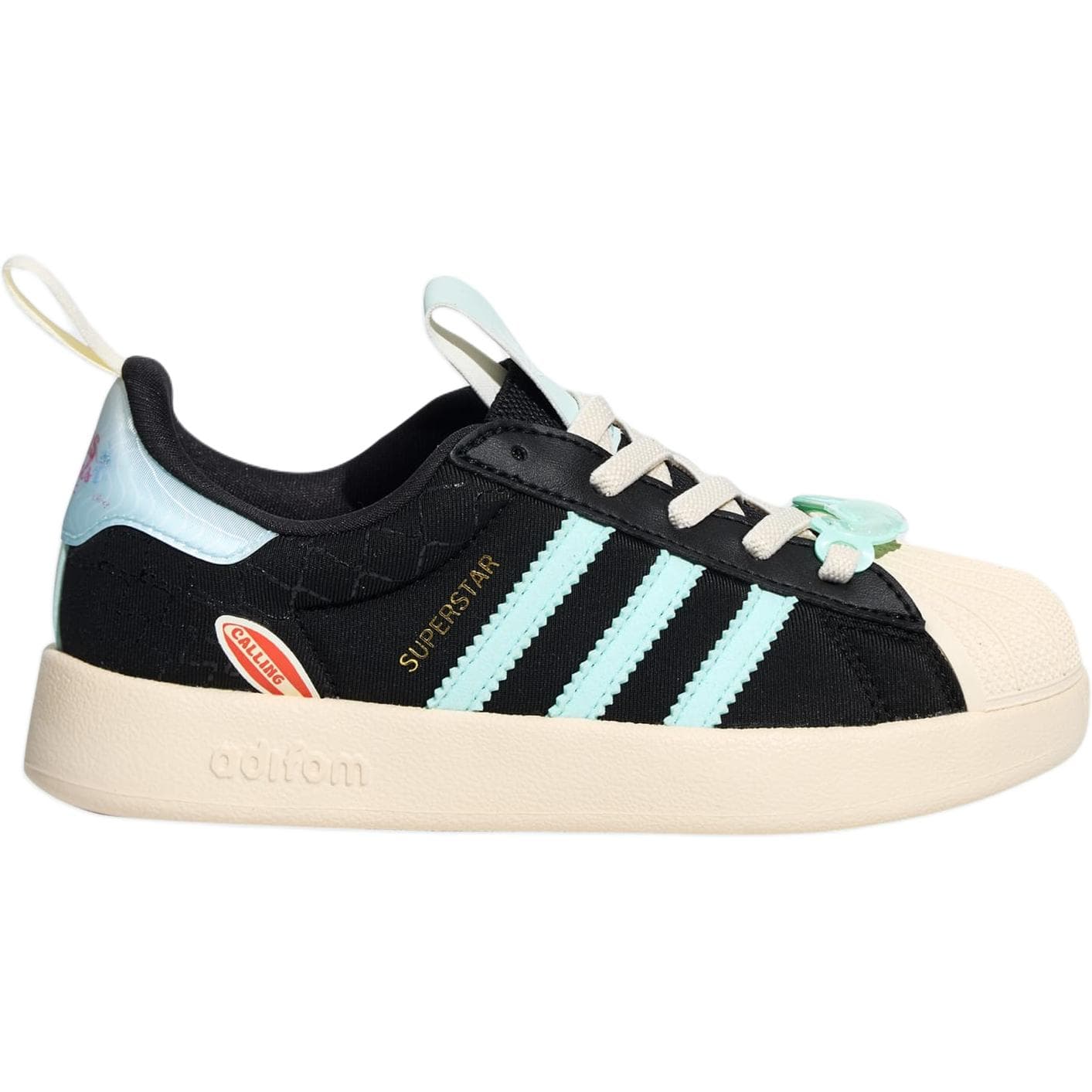 Кроссовки Adidas Originals ADIFOM SUPERSTAR 360 C Детская Скейтбординг Обувь Низкий Топ Черный Синий Kids - изображение 2