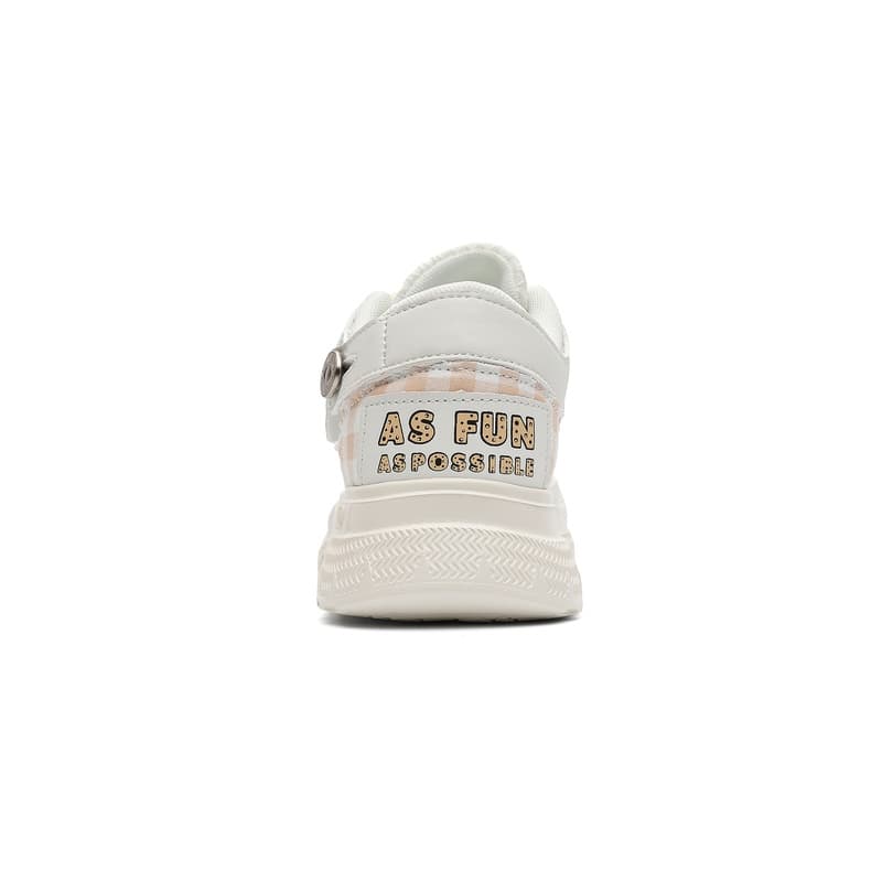 Кроссовки Q And Skate Shoes Low Top Белый Оранжевый Женские - изображение 4