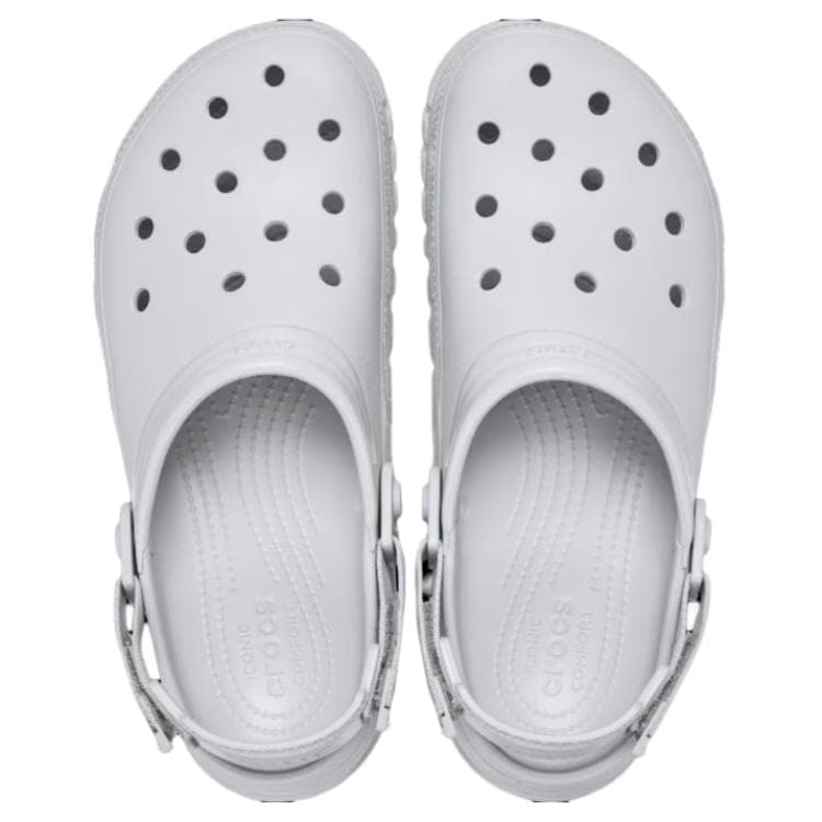 Сабо Crocs Duet Max Clog Worm Gears ЭВА Сабо резиновые Унисекс Элегантный серый - изображение 3