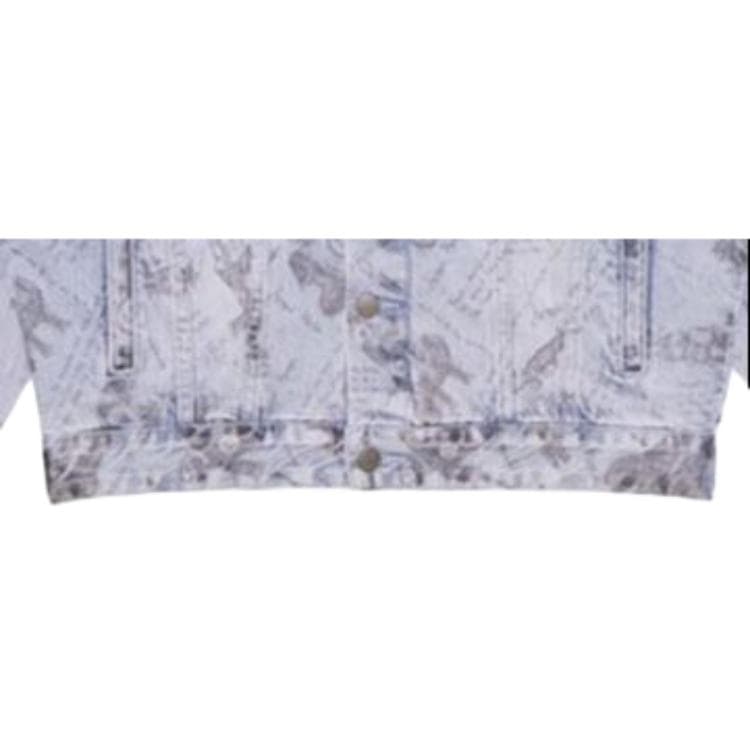 Джинсовая куртка Drew House logo Idears Trucker Jacket Vintage Indigo Logo - изображение 3
