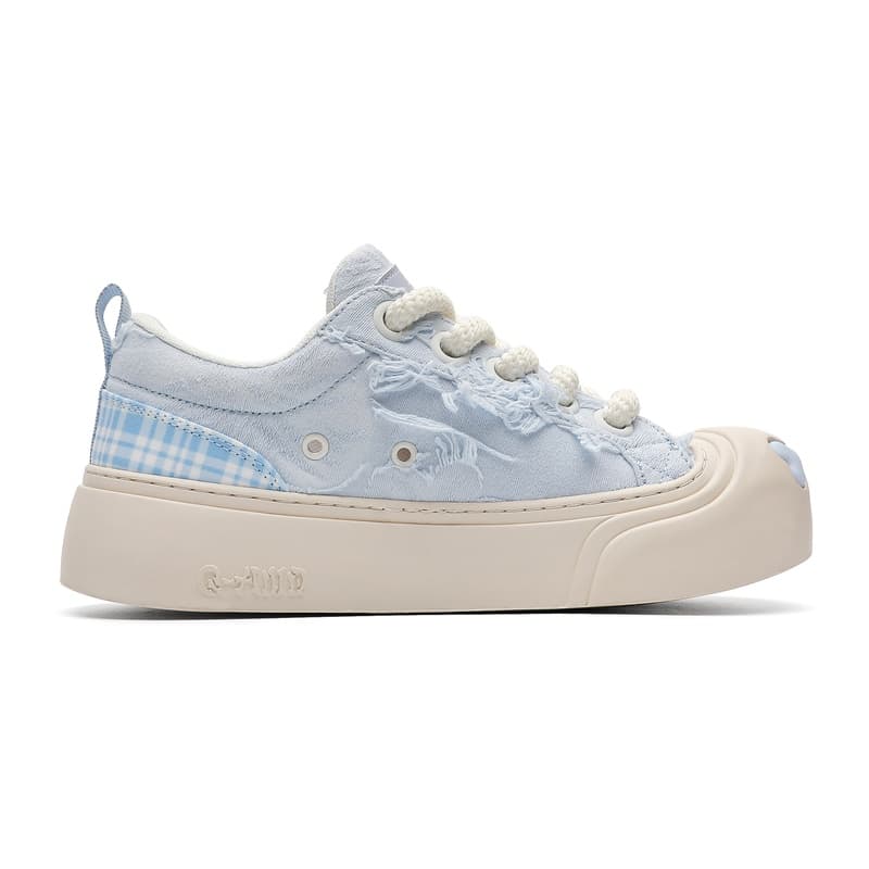 Кроссовки Q And Skate Shoes Low Top Sea Salt Blue Unisex - изображение 2