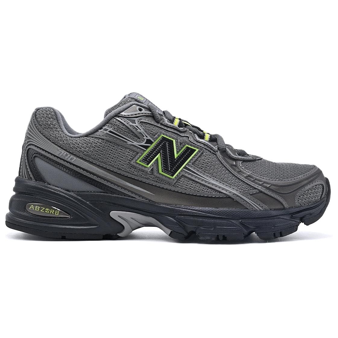 Кроссовки для бега New Balance NB 740 Беговые кроссовки Низкий Топ Серый Черный Унисекс - изображение 2