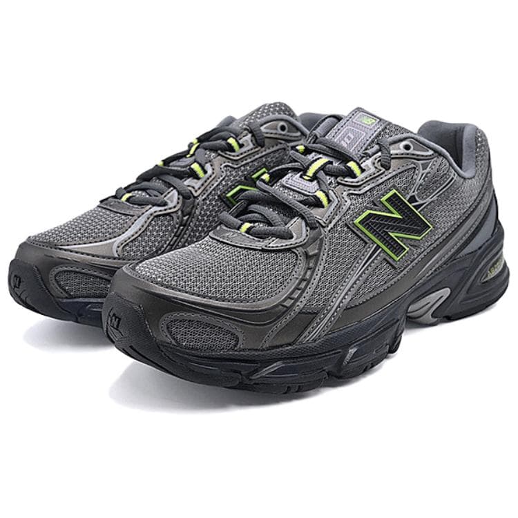 Кроссовки для бега New Balance NB 740 Беговые кроссовки Низкий Топ Серый Черный Унисекс - изображение 3