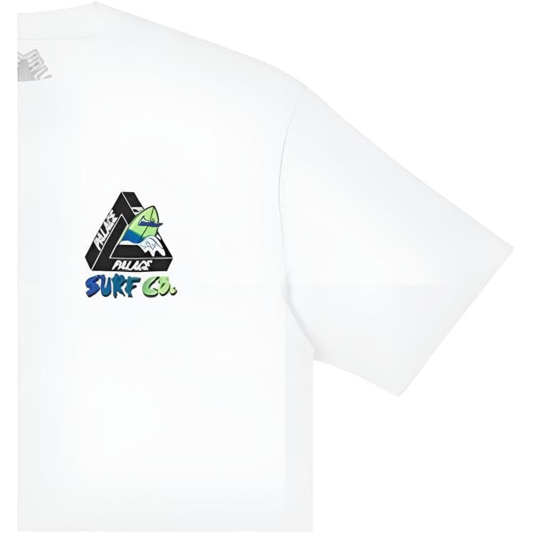 Футболка PALACE SS22 Tri-Surf Co T-Shirt White T - изображение 5