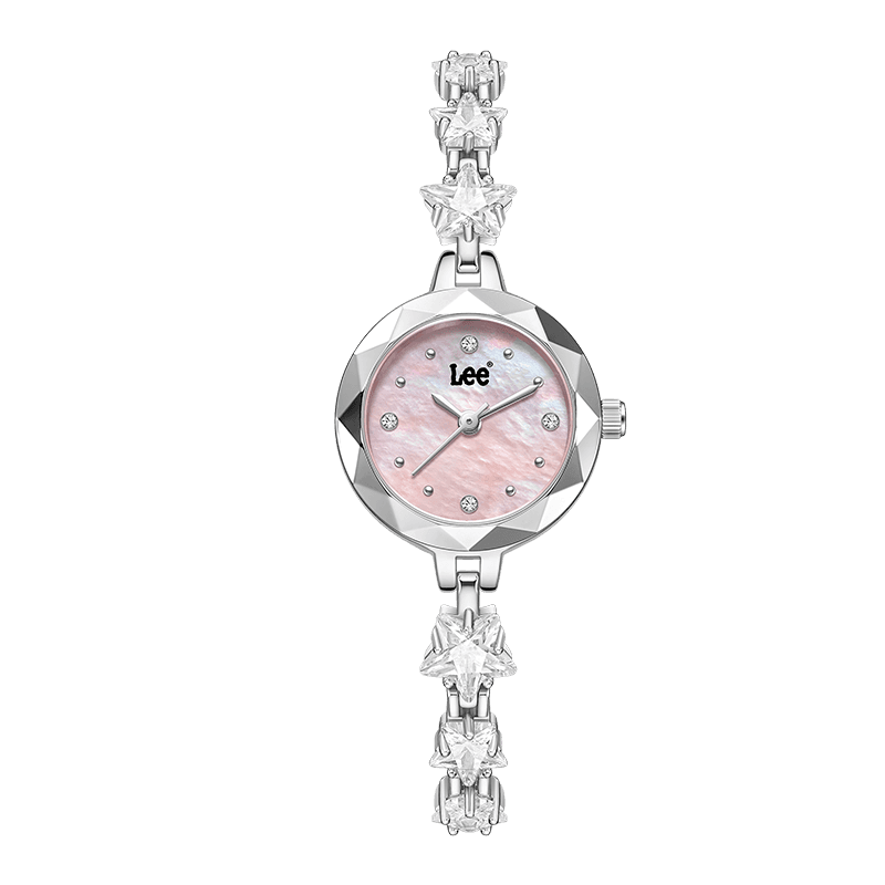 Механические часы LEE Кварцевый механизм Женские часы 30MM*23mm*7,5mm Розовый - изображение 2