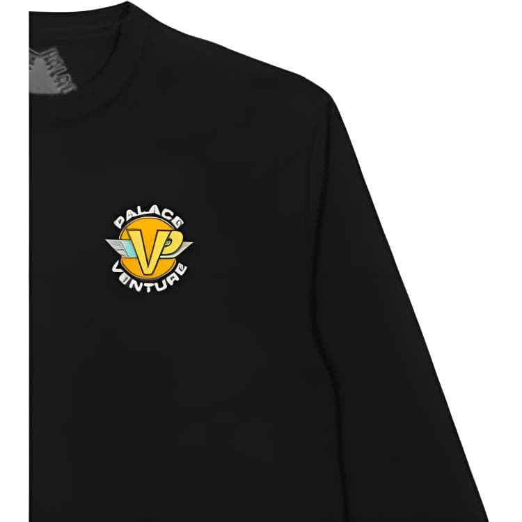 Кофта PALACE Venture Longsleeve Black SS22 Logo - изображение 4