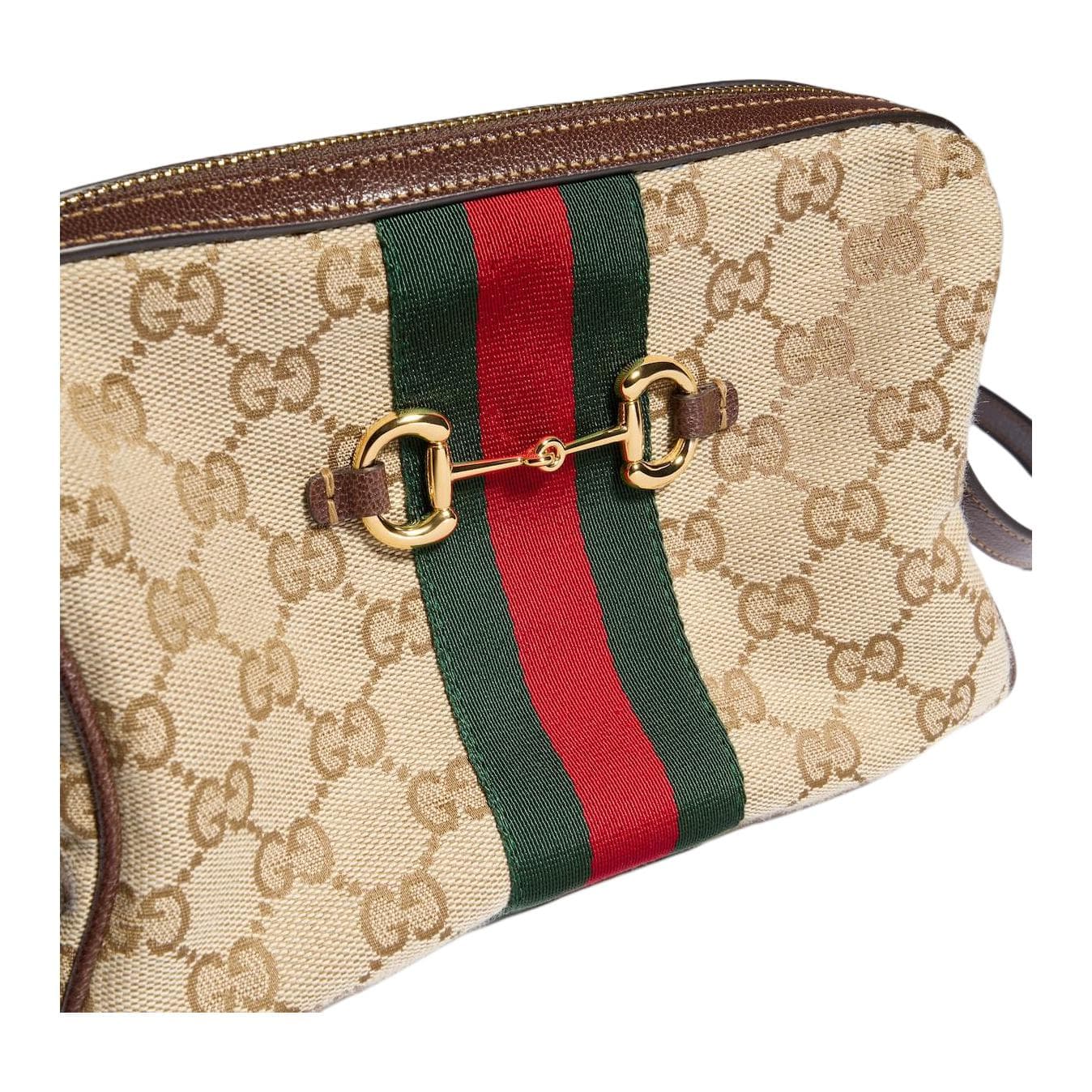 Сумка через плечо GUCCI Web Horsebit - изображение 7