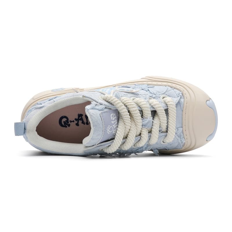 Кроссовки Q And Skate Shoes Low Top Sea Salt Blue Unisex - изображение 8