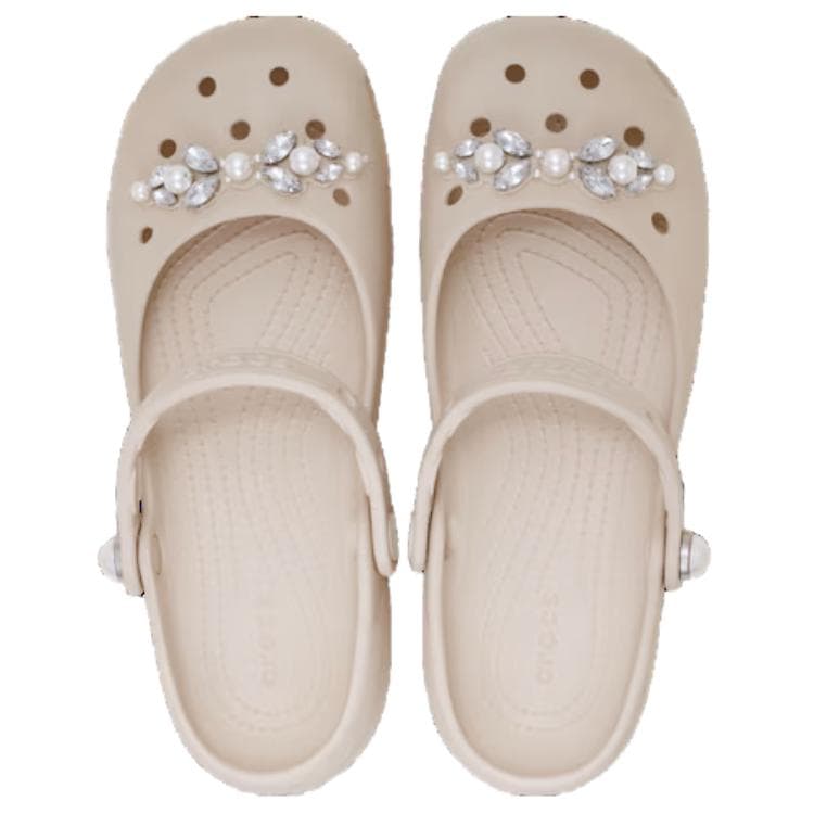 Сабо CROCS Classic Ballet Сабо резиновые Женские Бежевый - изображение 3