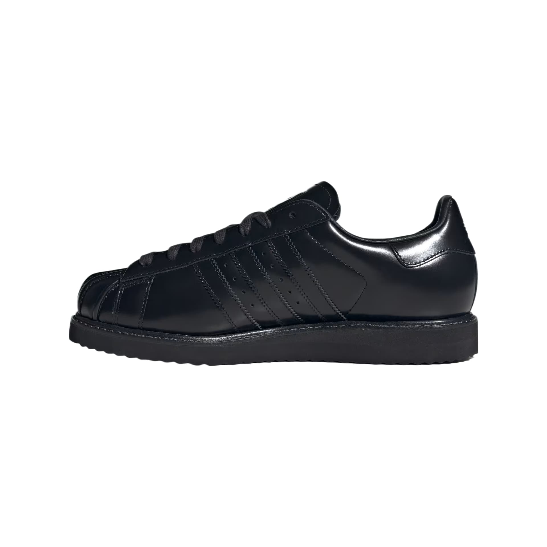 Кроссовки Adidas Originals Superstar Lux Skate Shoes Low Top Основной черный Основной черный Основной черный Унисекс - изображение 2