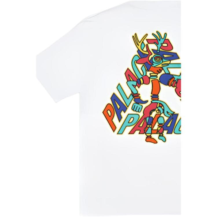 Футболка PALACE FW21 Ultimo B-sans T-shirt White LogoT - изображение 3