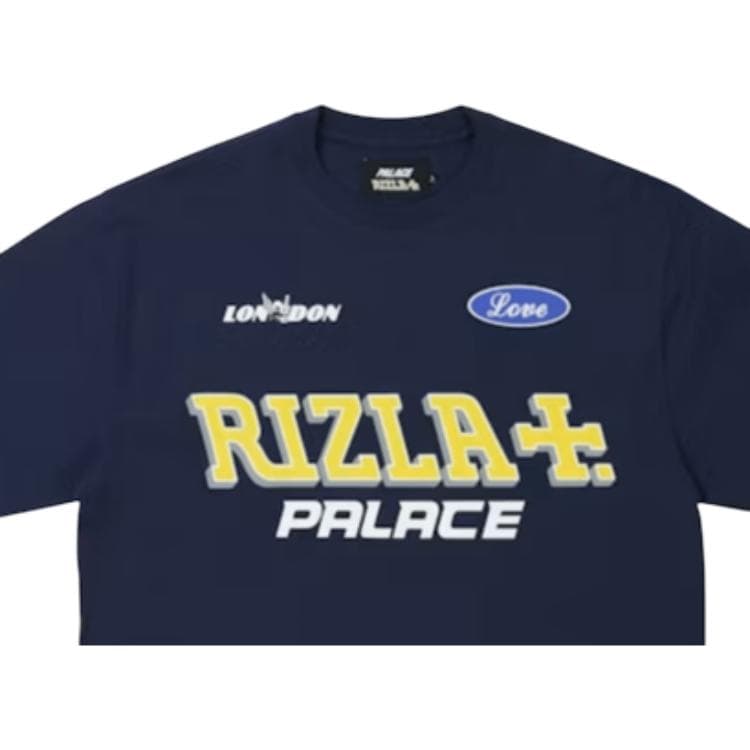 Футболка PALACE Rizla Темно-синяя Унисекс T-рубашка - изображение 3