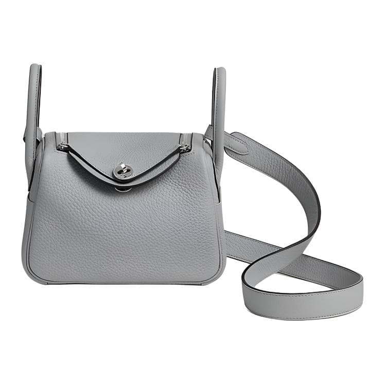 Сумка HERMES Lindy 12 Clemence 12 P0 Gris Pantin - изображение 1