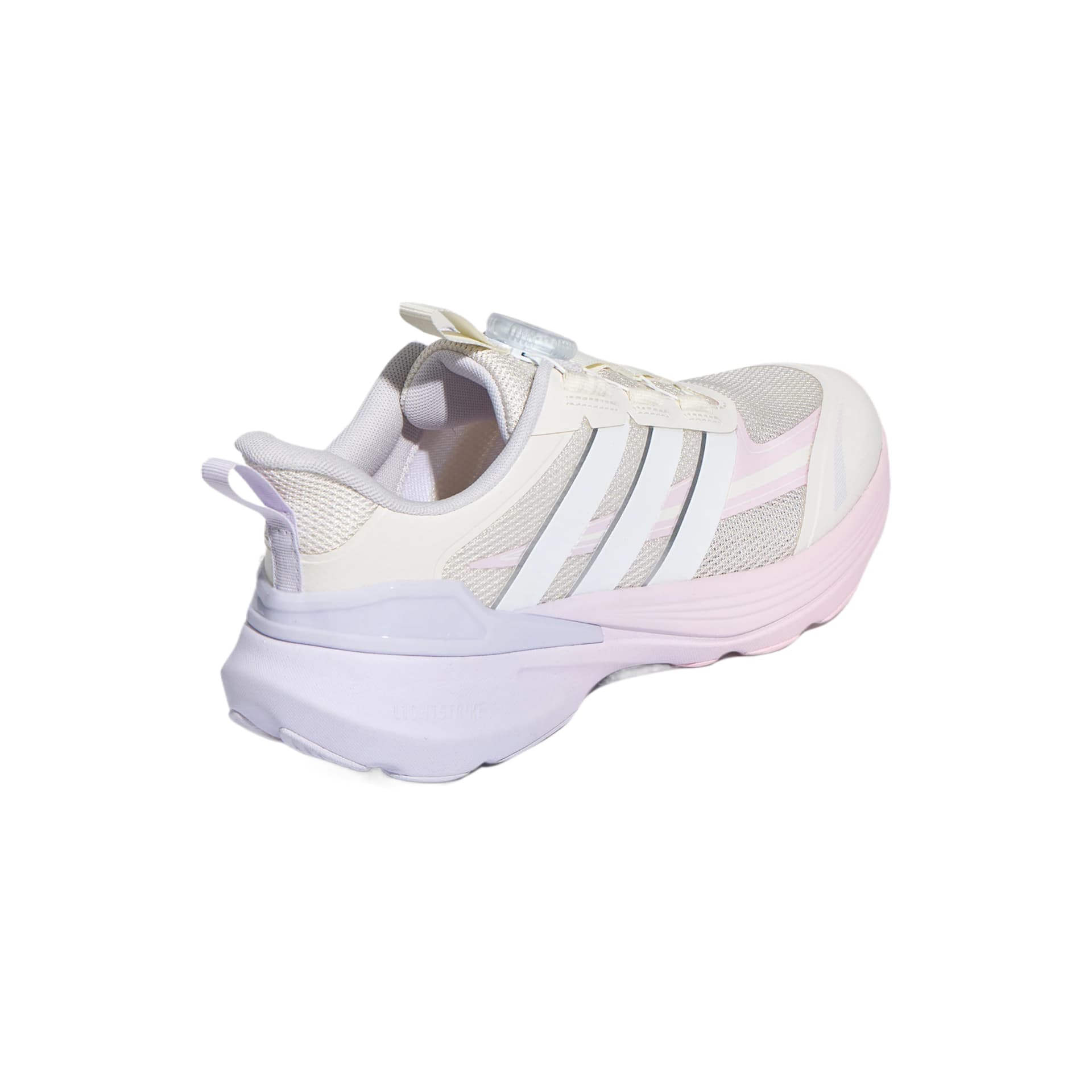 Кроссовки Adidas LIGHTDART Детская беговая обувь Низкий топ Прозрачный Розовый Белый Фиолетовый Kids - изображение 3