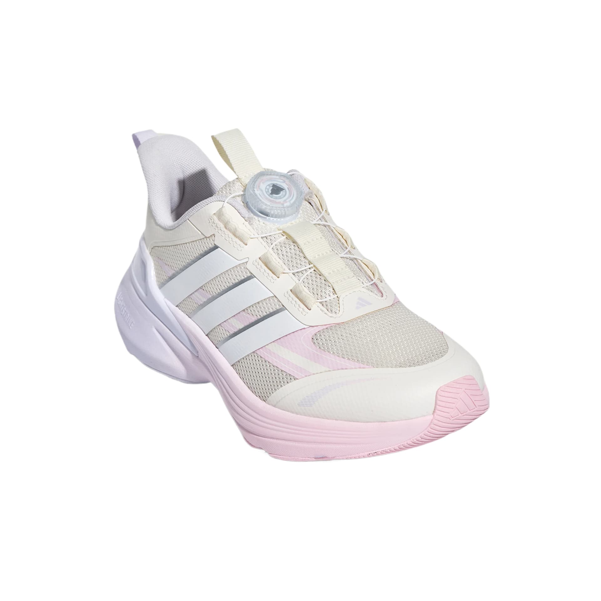 Кроссовки Adidas LIGHTDART Детская беговая обувь Низкий топ Прозрачный Розовый Белый Фиолетовый Kids - изображение 2
