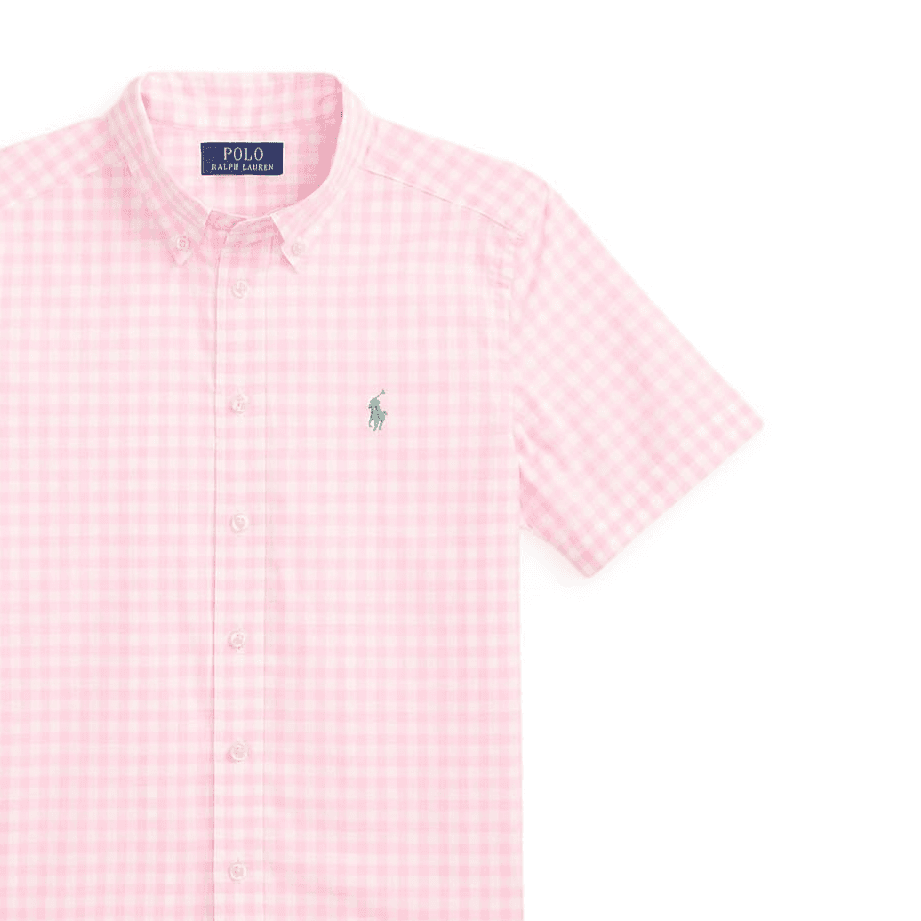 Polo Ralph Lauren Розовые Повседневные Рубашки для Детей - изображение 3