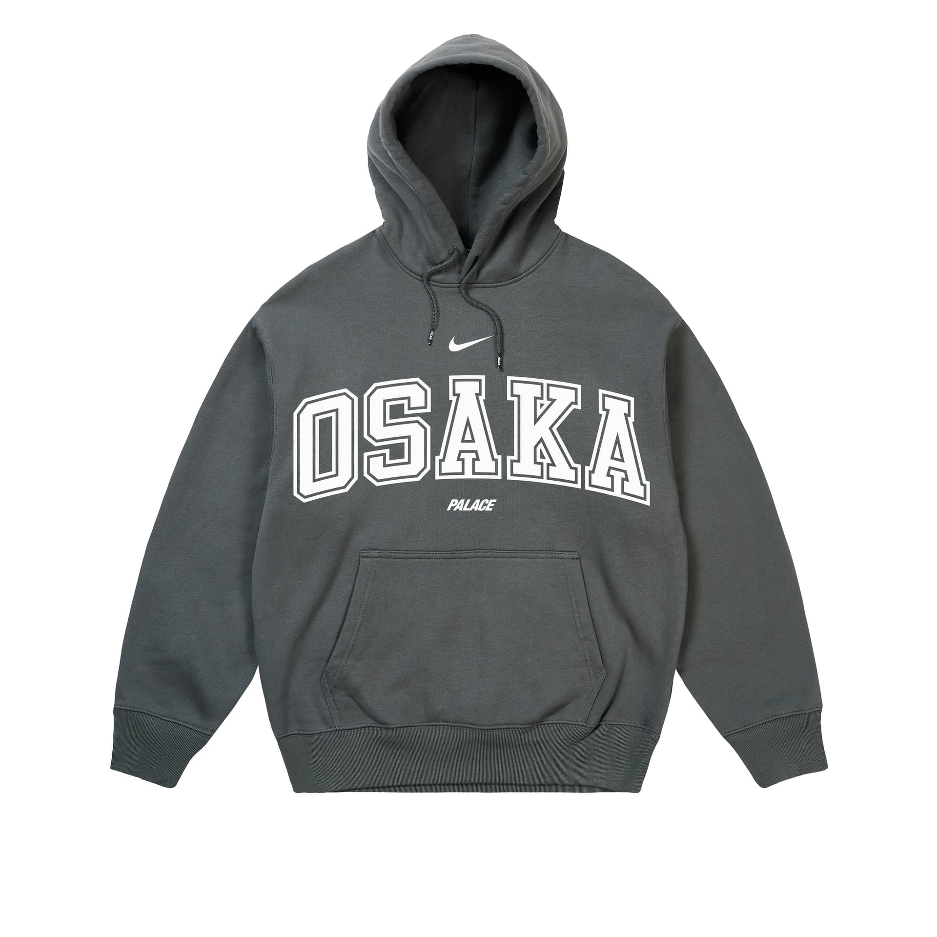 Кофта Дворцовый NIKE SS26 SHOP Капюшон OSAKA Серый Свитшот Унисекс - изображение 1