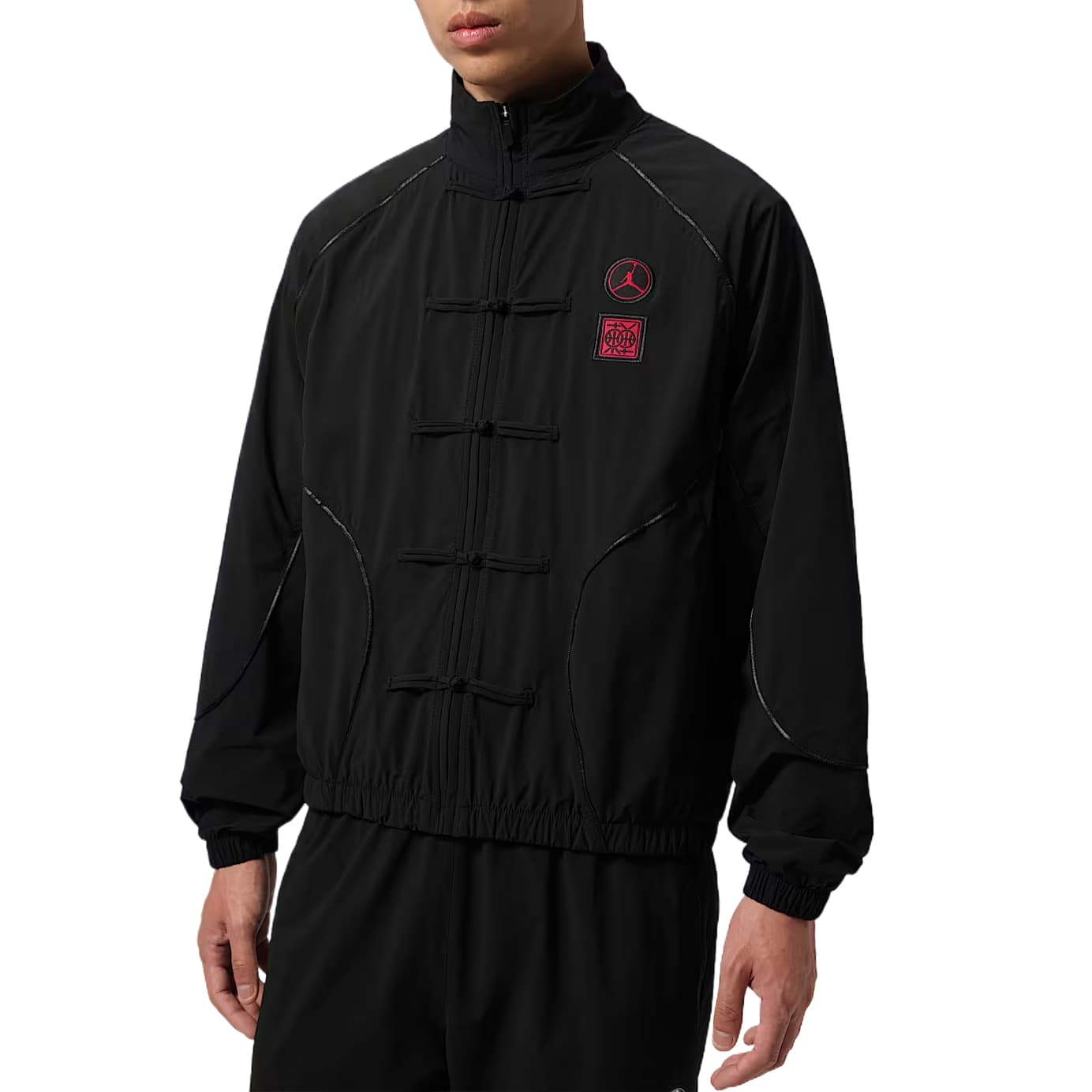 Куртка Jordan Sport Черный Черный Черный Университетский красный Мужские Куртки - изображение 1