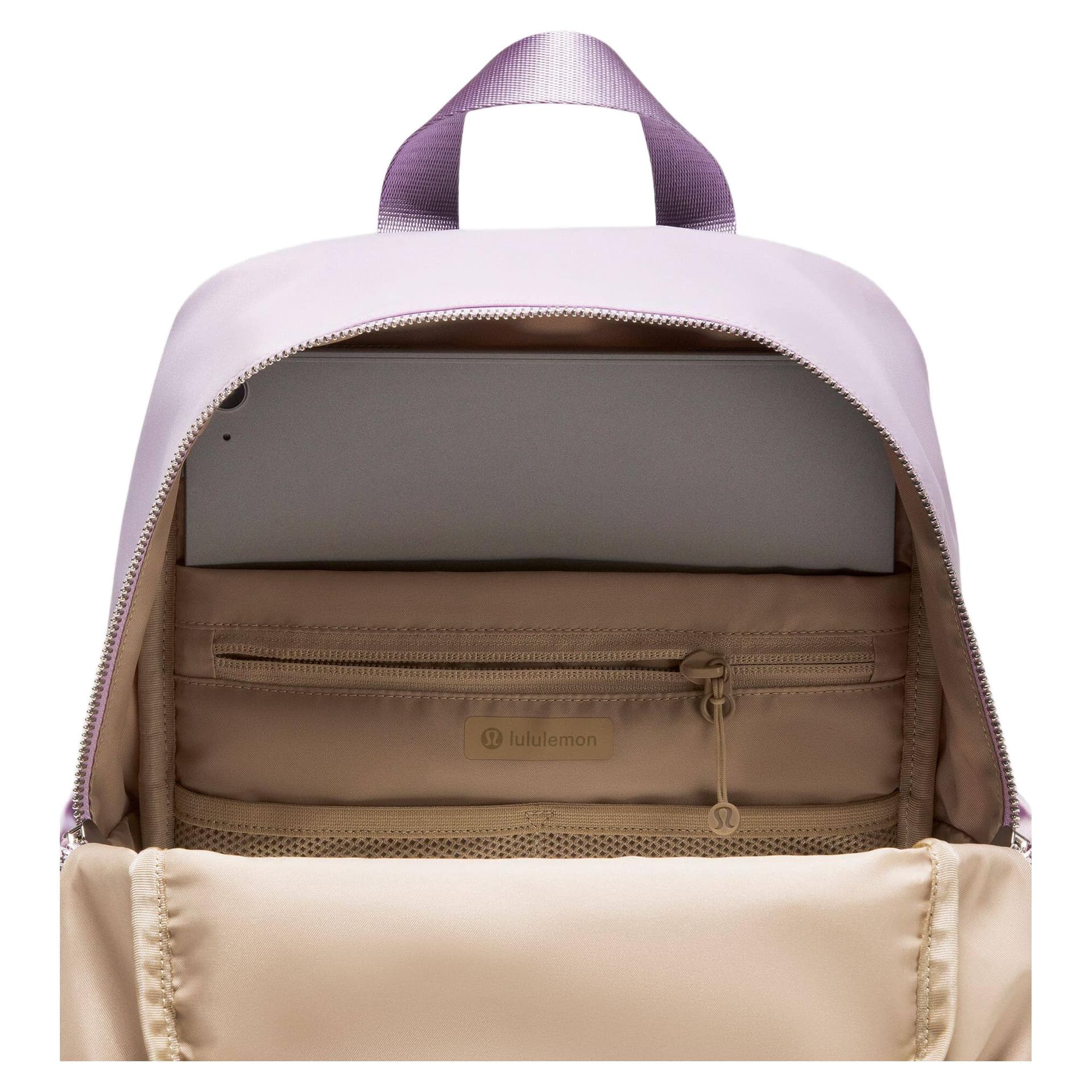 Рюкзак Lululemon Everywhere Рюкзаки Радость Lilac Детская непосредственность Khaki Silver Lilac Play WKKI SLVR Unisex - изображение 4