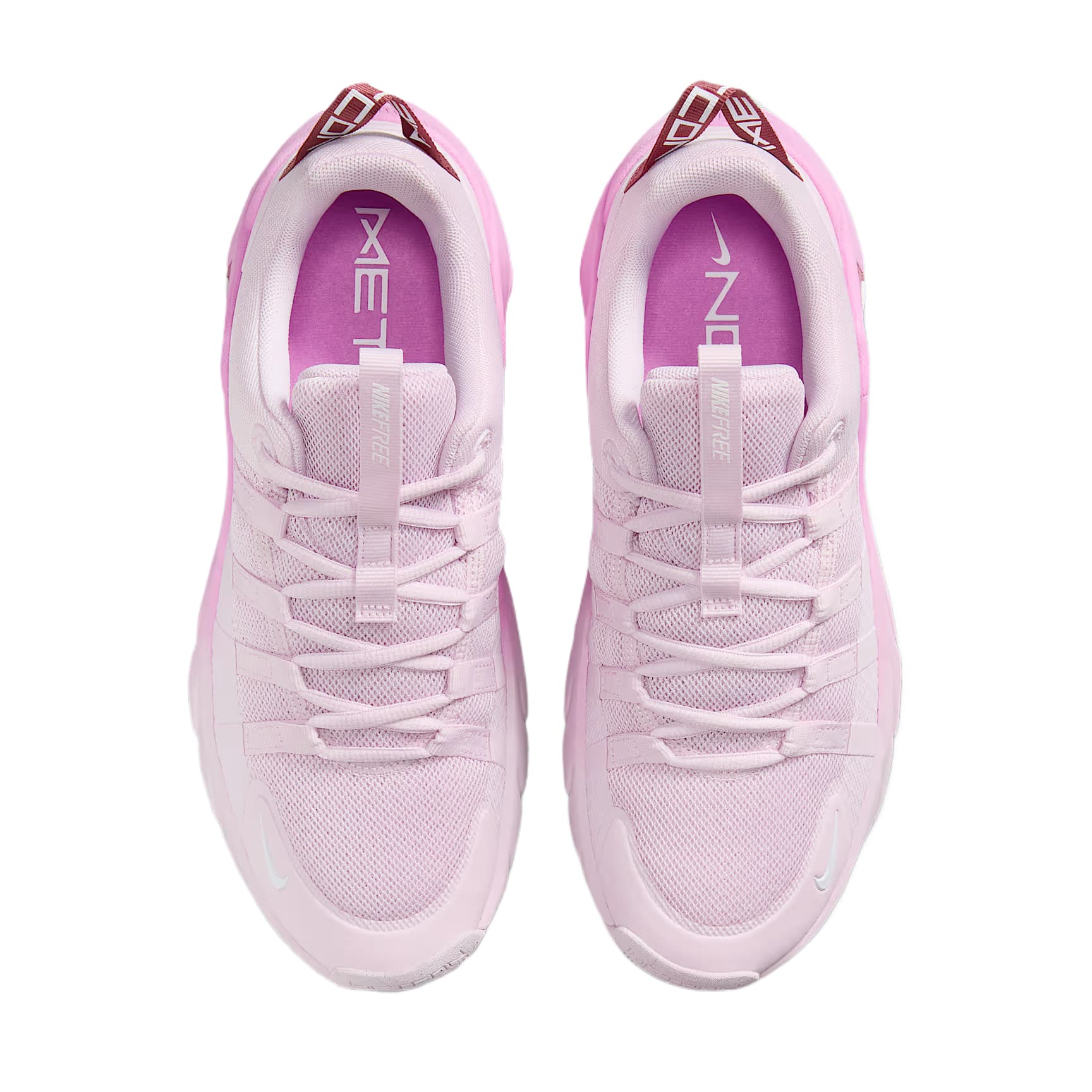 Кроссовки для спортзала Nike Free Metcon 7 Тренировочные кроссовки Низкий Топ Отбеленный Светло-фиолетовый Освежающий вариант Пурпурно-розовый Розовый Дым Белый Женские - изображение 3