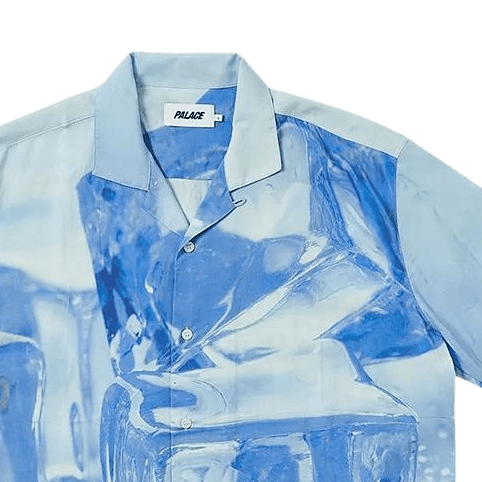 Рубашка PALACE 2023 ULTIMATE CHILL SHIRT CRYSTALISED BLUE - изображение 5