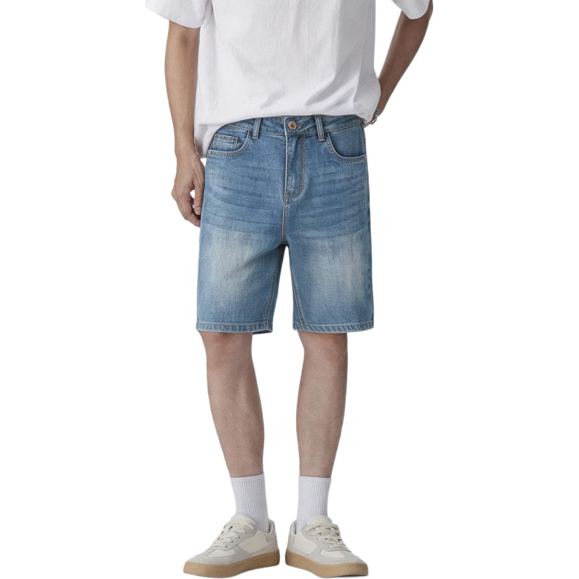 Джинсовые шорты JASONWOOD Cowboy on the Run Blue Men's Denim Shorts - изображение 1