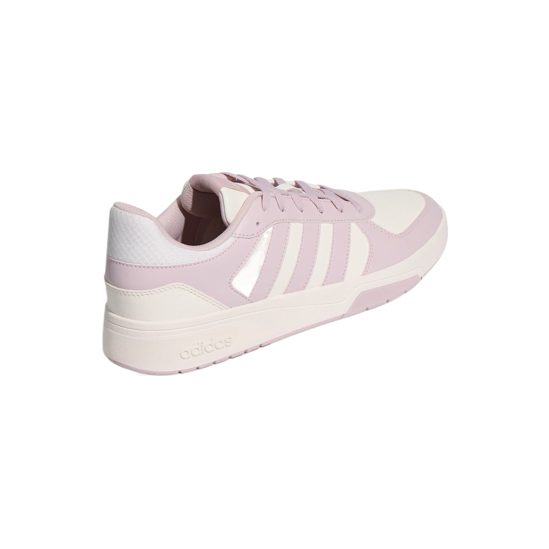 Кроссовки Adidas COURTBEAT Скейтборд Кроссовки Низкие Топ Ярко-Белый Ледяной Кристалл Фиолетовый Унисекс - изображение 3
