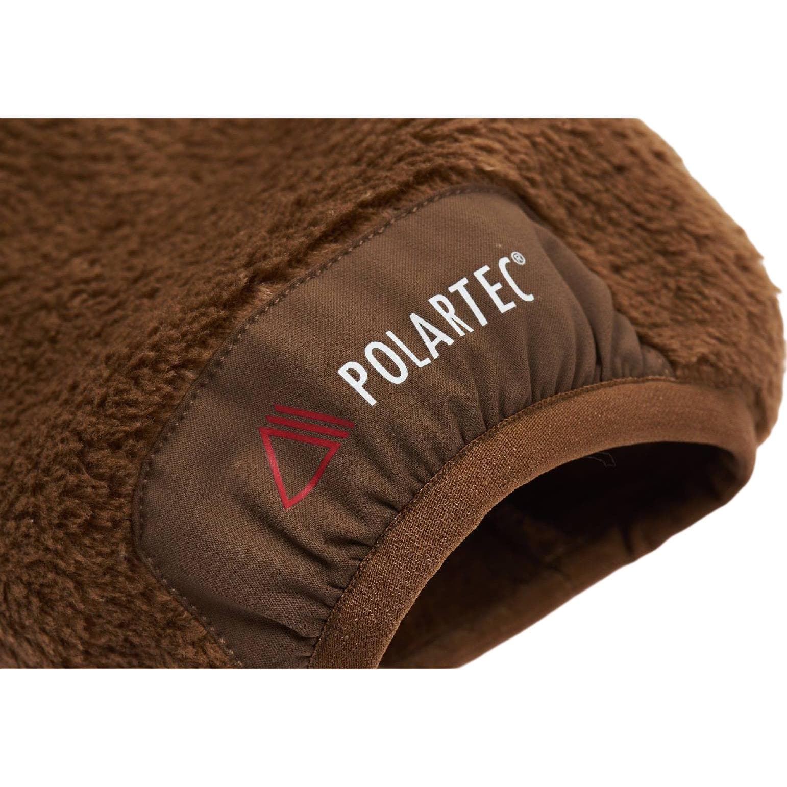 Куртка PALACE FW21 ULTIMO Polartec High Loft Track Jacket Brown Logo - изображение 6