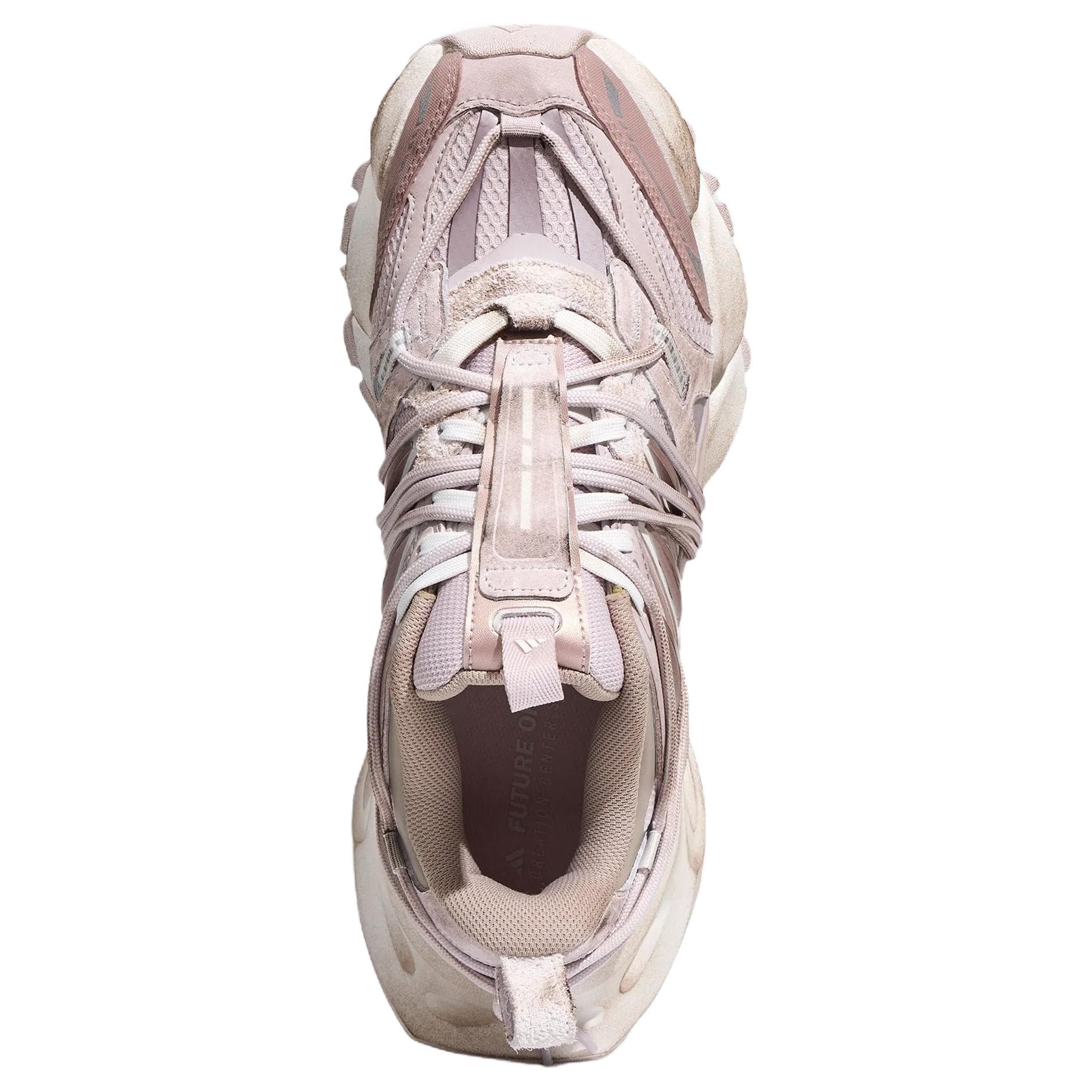 Кроссовки для бега Adidas XLG RUNNER DELUXE 2,0 Беговые кроссовки Низкий Топ Светло-розовый Кристально-белый Унисекс - изображение 4