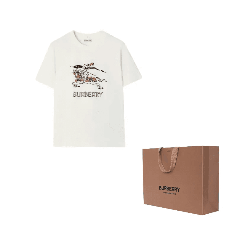 Футболка Burberry Стандартная (Обычная) Рубашка T Женская - изображение 2
