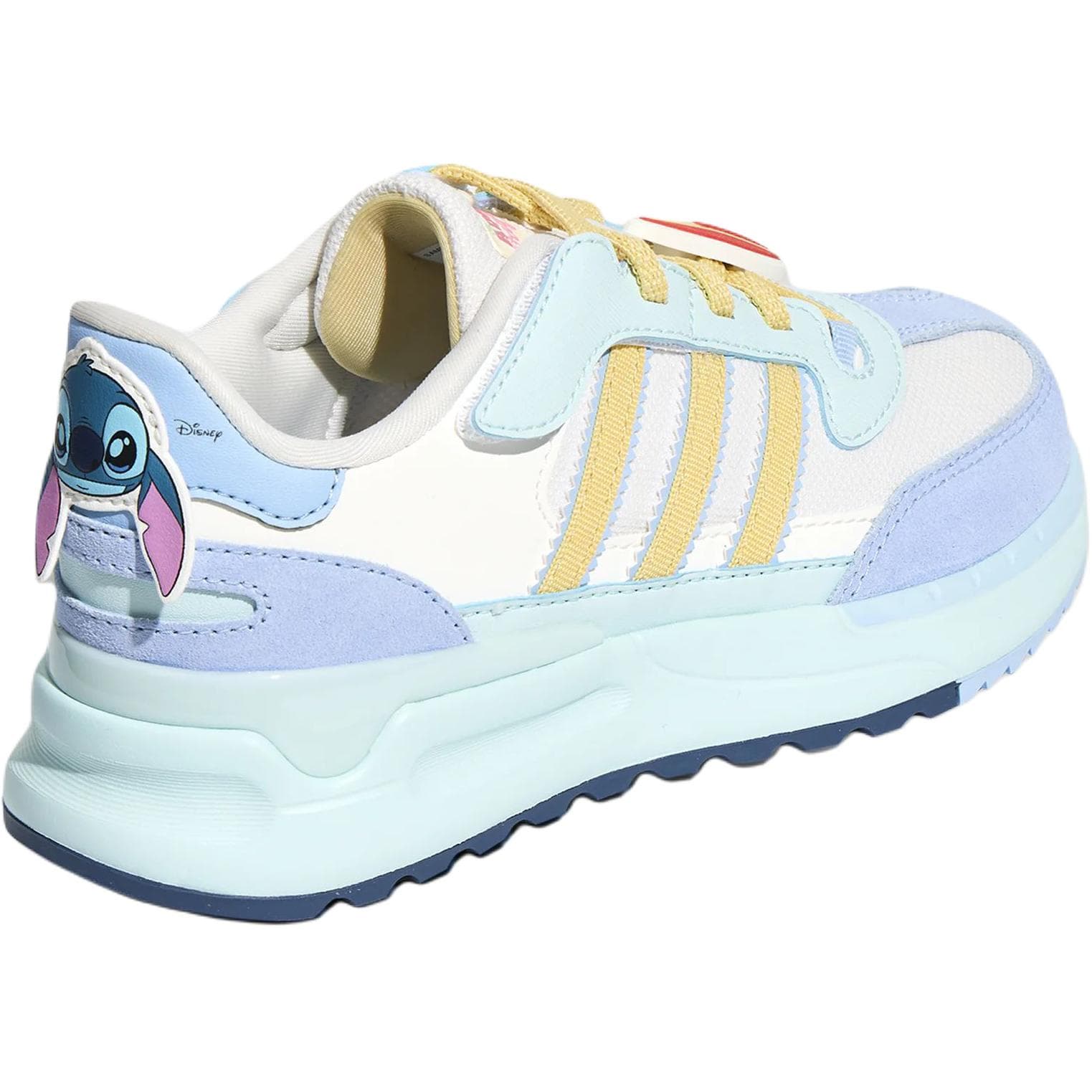 Кроссовки Adidas Originals RETROPY Детская повседневная обувь Low Топ Белый Kids - изображение 4