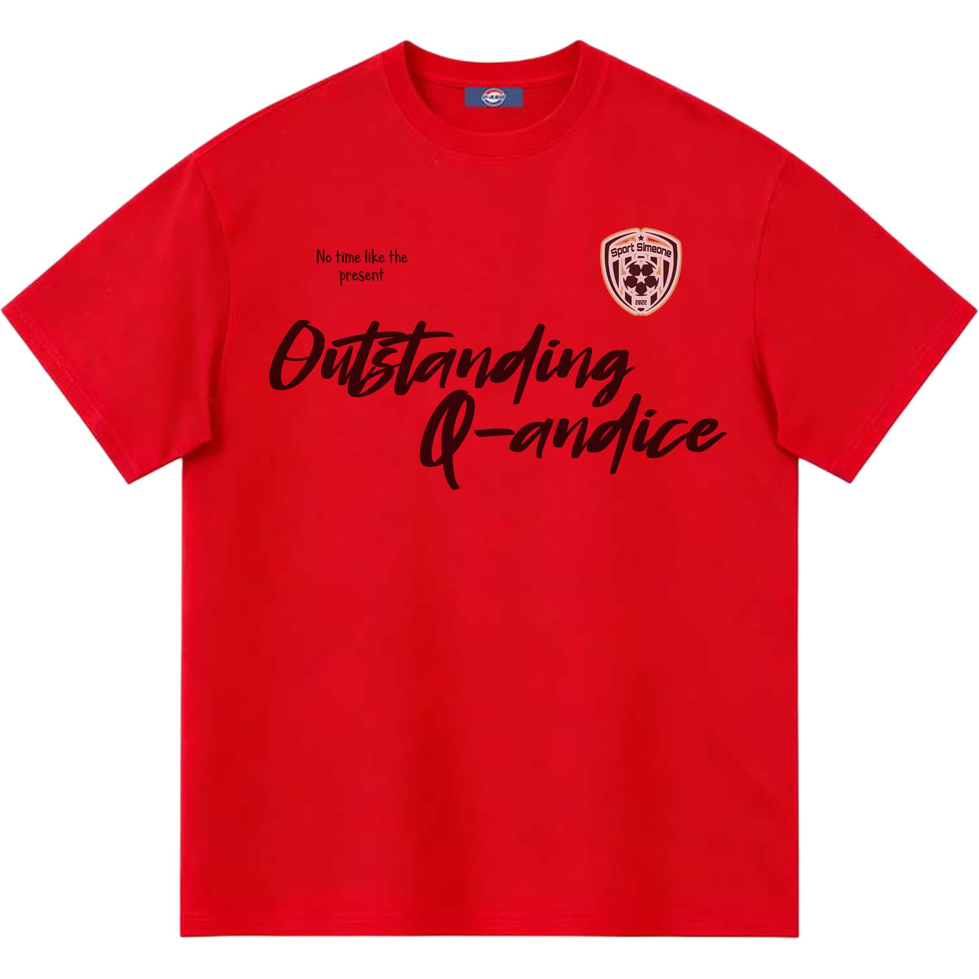 Футболка Q-AND Red (Black with print) Unisex T-Shirts Q-AND Красный (Черный с принтом) Унисекс Футболки - изображение 1