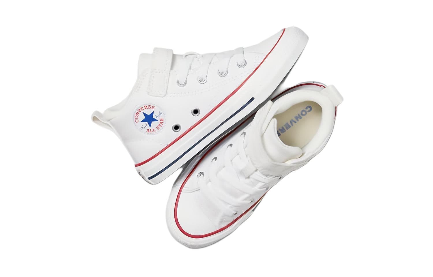 Конверс All Star Износостойкий MID Топ Детские Кеды Белые - изображение 4