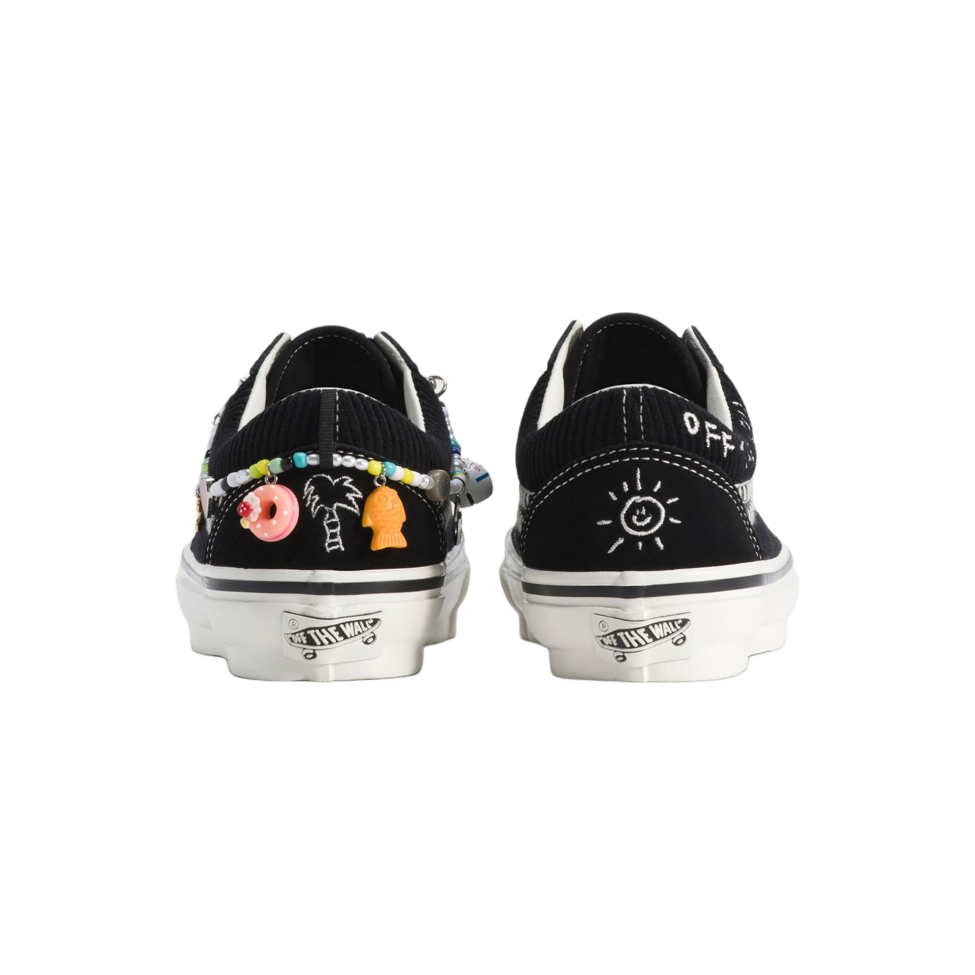 Кроссовки Vans Premium Old Skool Скейтборд Кроссовки Низкий Верх Черный Зефир Белый Унисекс - изображение 3