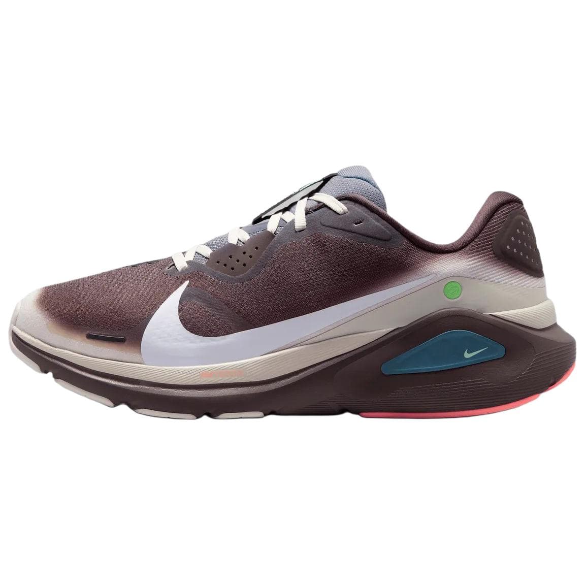 Кроссовки для бега NIKE Zoom Structure 26 Беговые кроссовки Low Топ Кофейно-коричневый Мужской - изображение 1