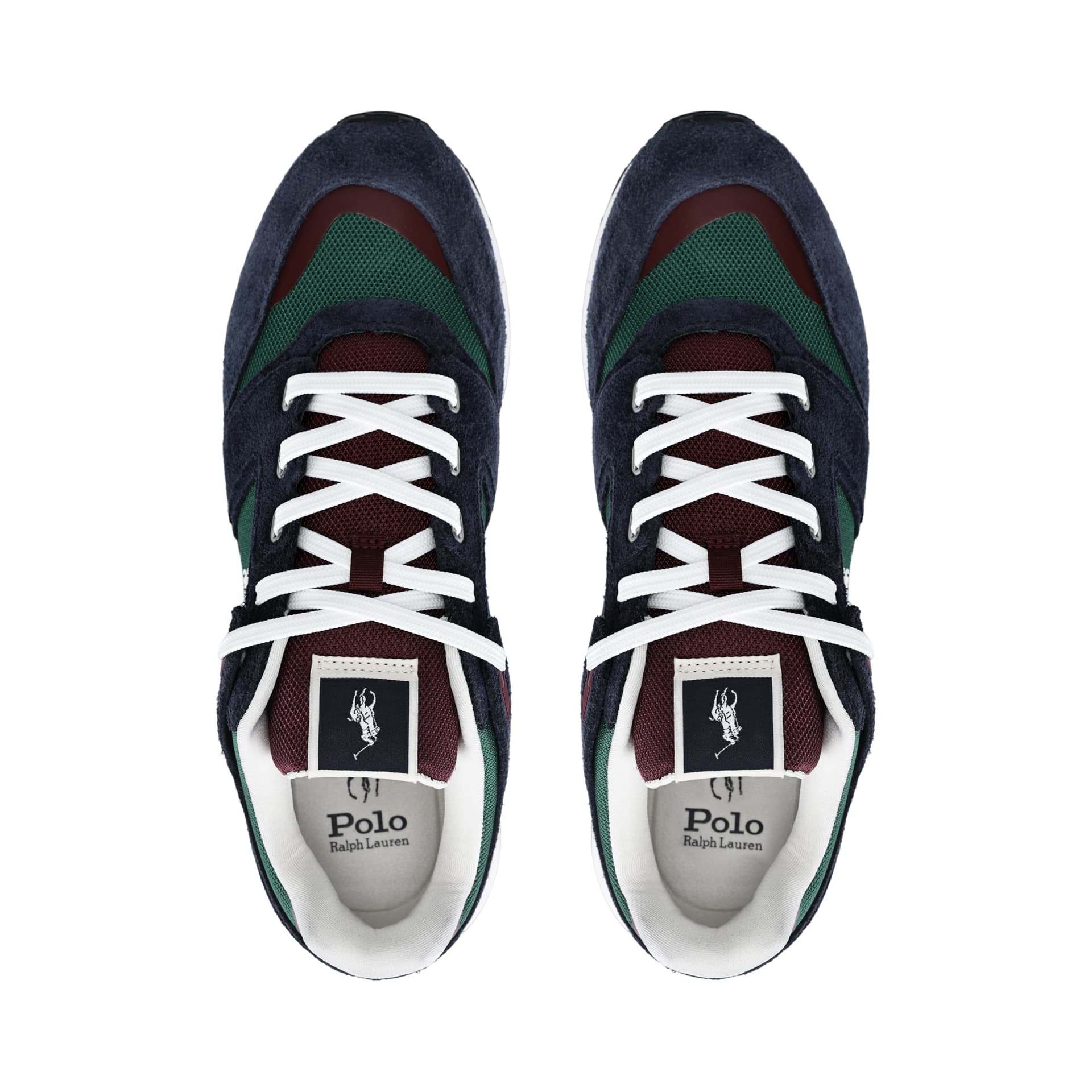 Кроссовки Polo Ralph Lauren Train 89 Low Топ Повседневная обувь Мужская Морской синий - изображение 3