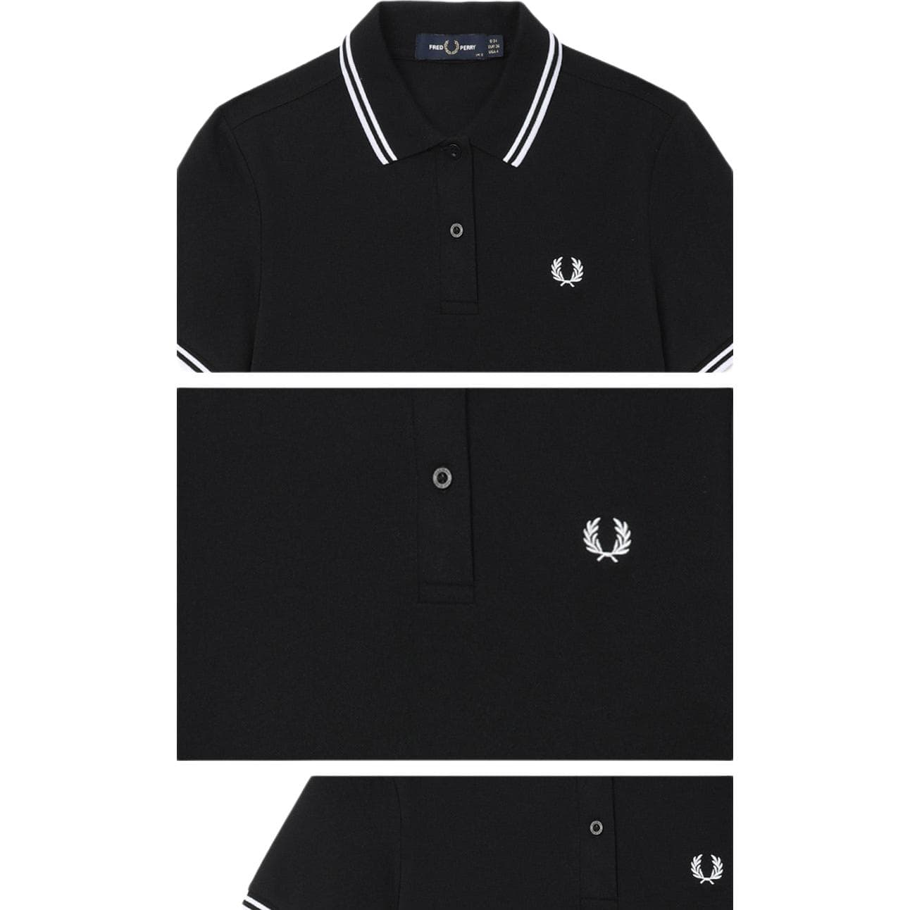 Платье FRED PERRY SS26 Короткое платье с короткими рукавами для женщин - изображение 4