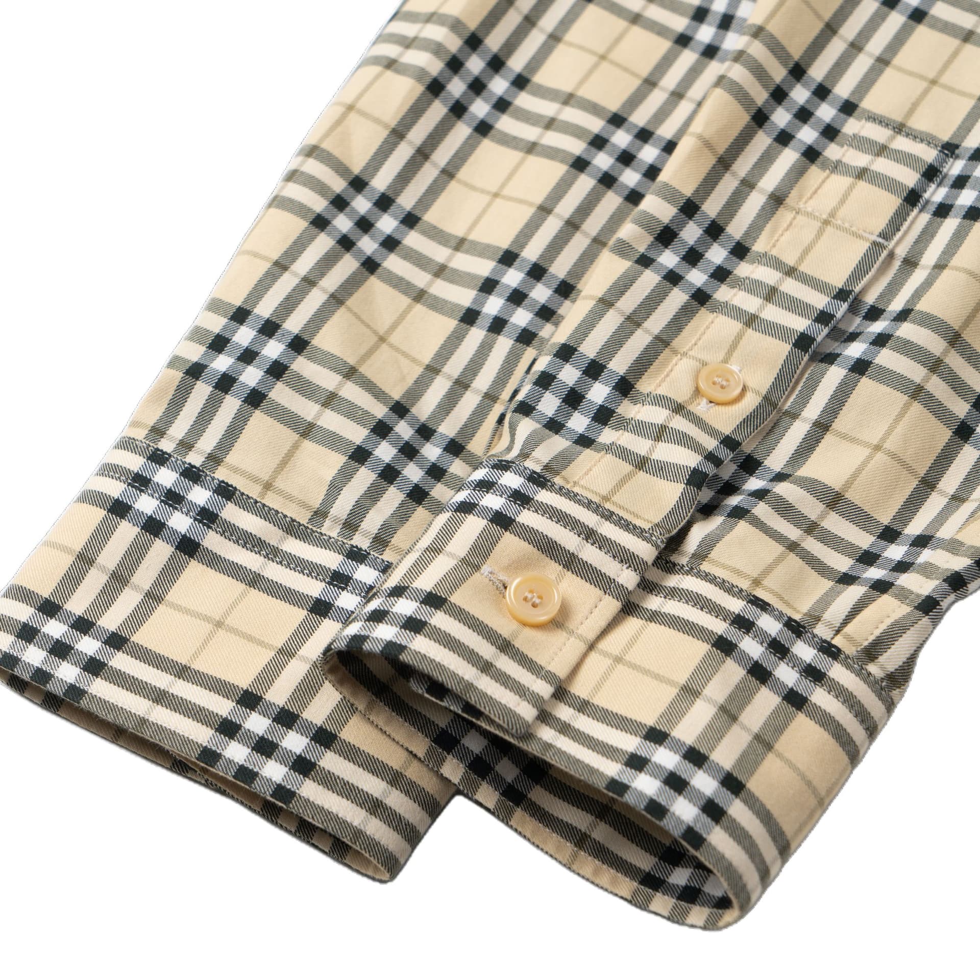 Рубашка Burberry Песочный Мужские Рубашки - изображение 5