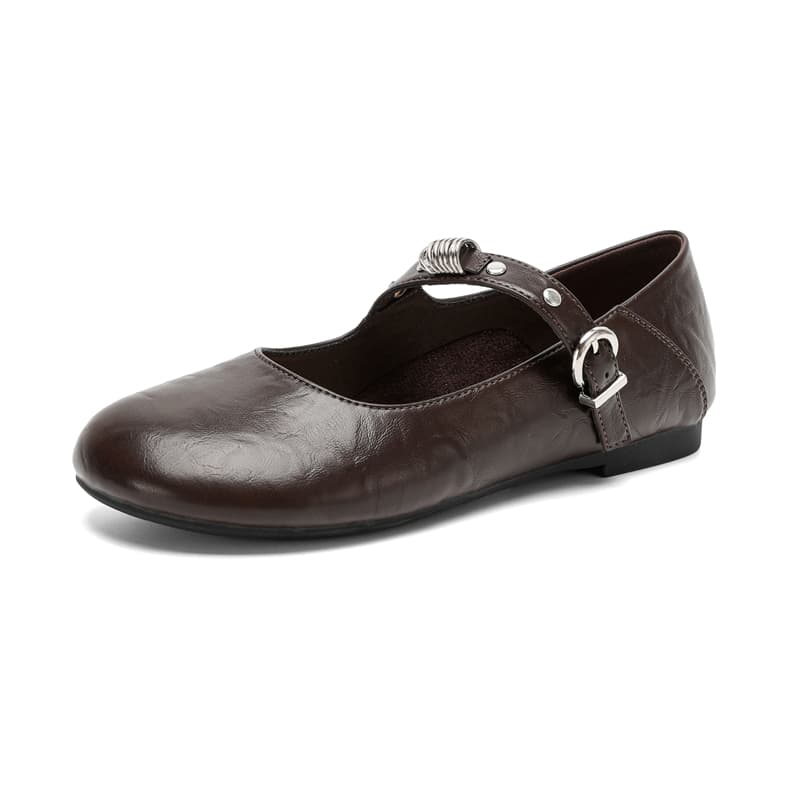 DAPHNE Mary Jane Shoes Коричневые Женские - изображение 1