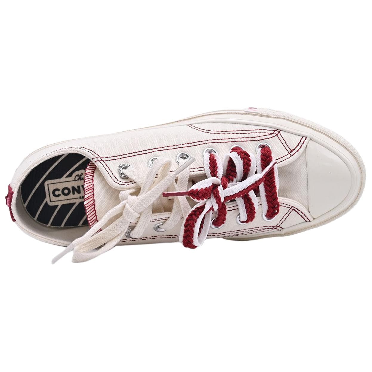 Кеды Converse Chuck 70X Low-Top Sneakers Унисекс Бежевый Красный - изображение 4