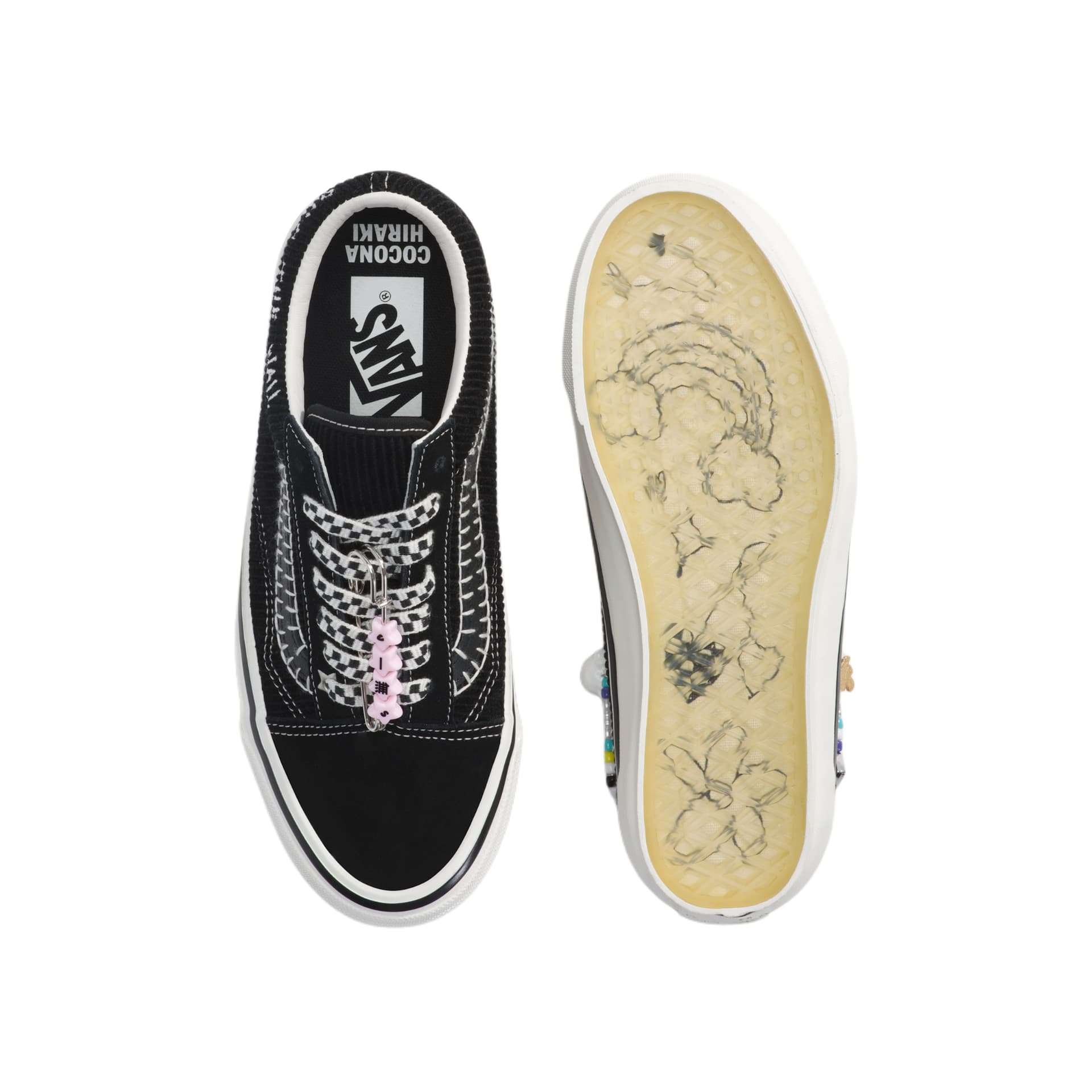Кроссовки Vans Premium Old Skool Скейтборд Кроссовки Низкий Верх Черный Зефир Белый Унисекс - изображение 4