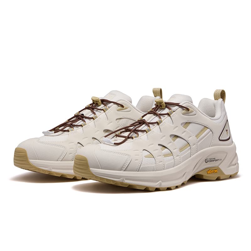 Кроссовки FILA FUSION COMO X 2,0 Повседневная обувь Тофу Белый Какао-коричневый Мужской - изображение 3